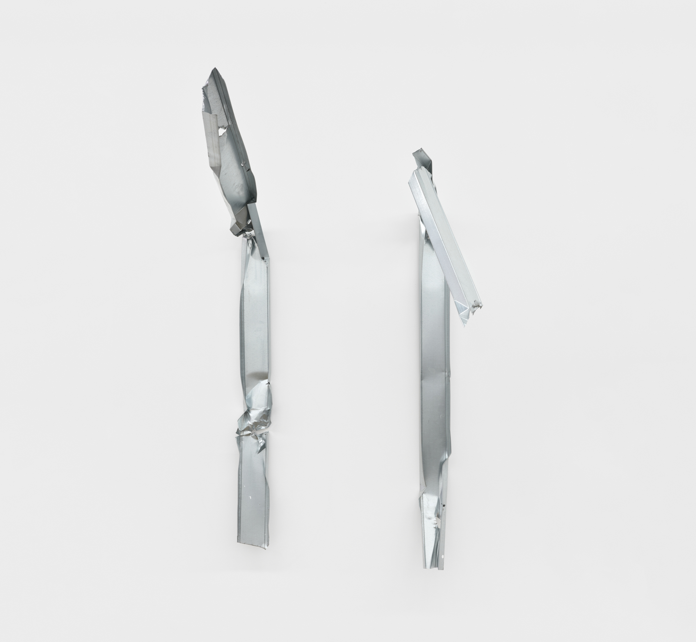 Julia Taszycka Break 45 x 2, 2023 metal studs, hardware 45 x 26 x 28 inches (114 x 66 x 71 cm)