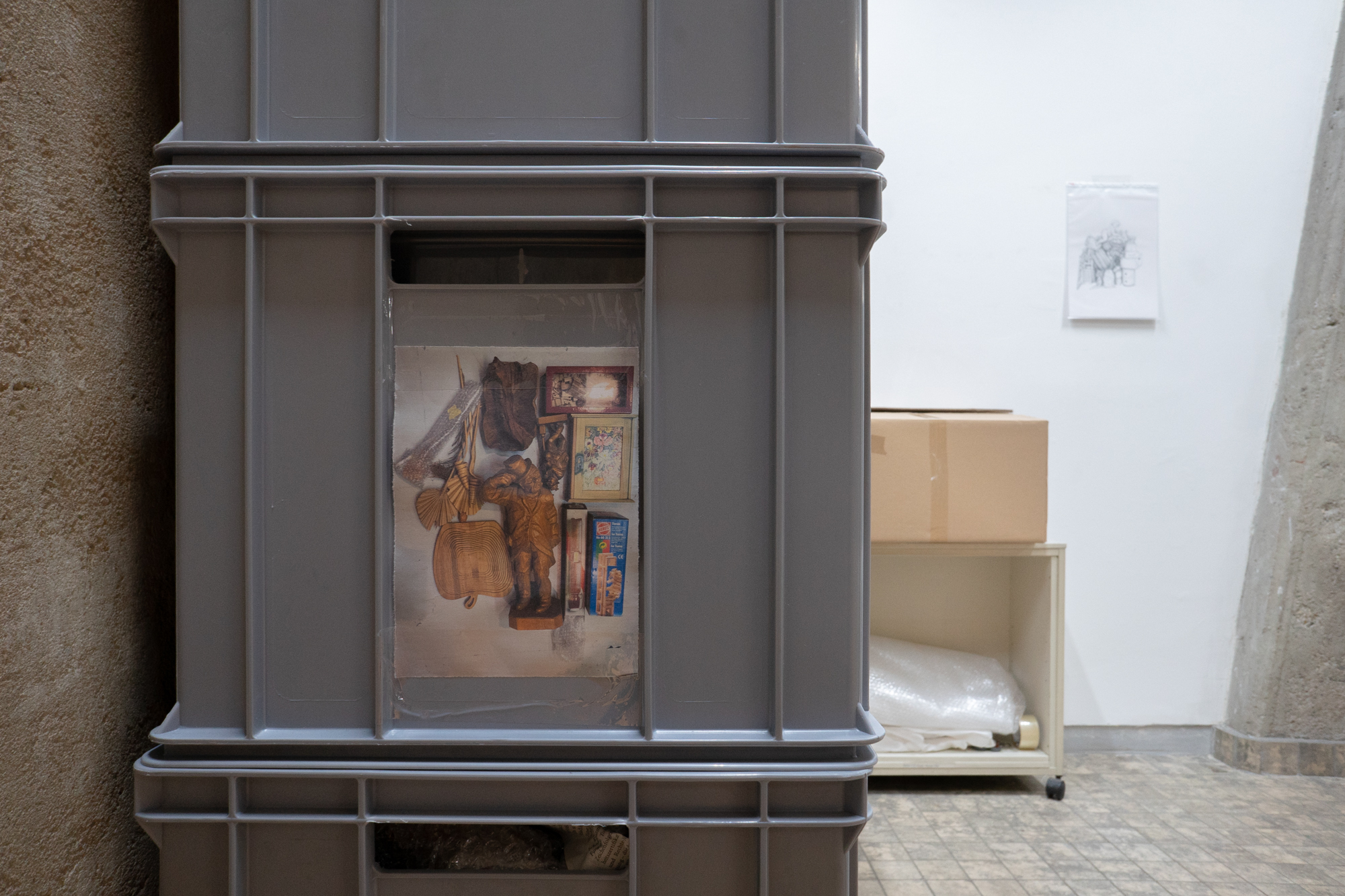 Pablo Schlumberger, Bar Putti Archive, Detail, 2023, BPA Space, Cologne, 2023, Courtesy: The artist