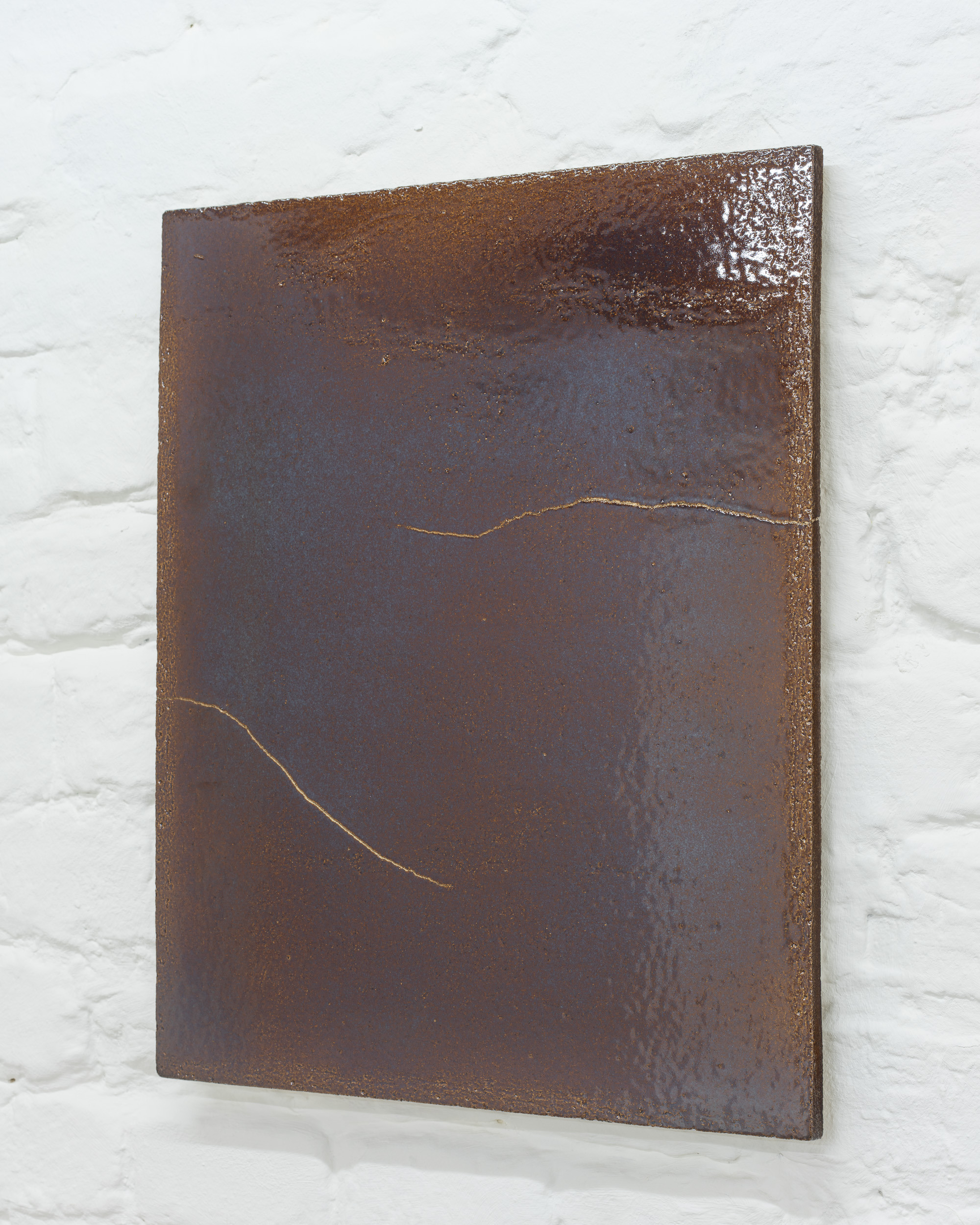 Lilia Kovka, STRESS (zweifach), 2023, glasierte Keramik 46x37 cm