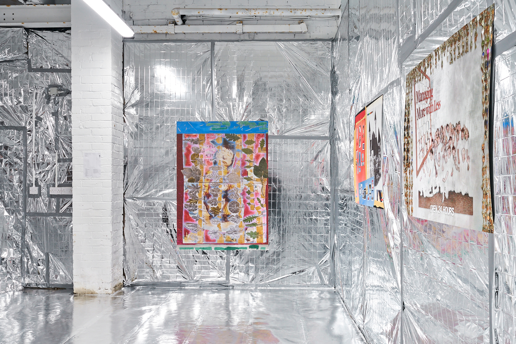 Duncan Poulton 'Imagine What We Can Do Tomorrow' install view at Division of Labour, Salford, 2023. Photo by Rob Battersby