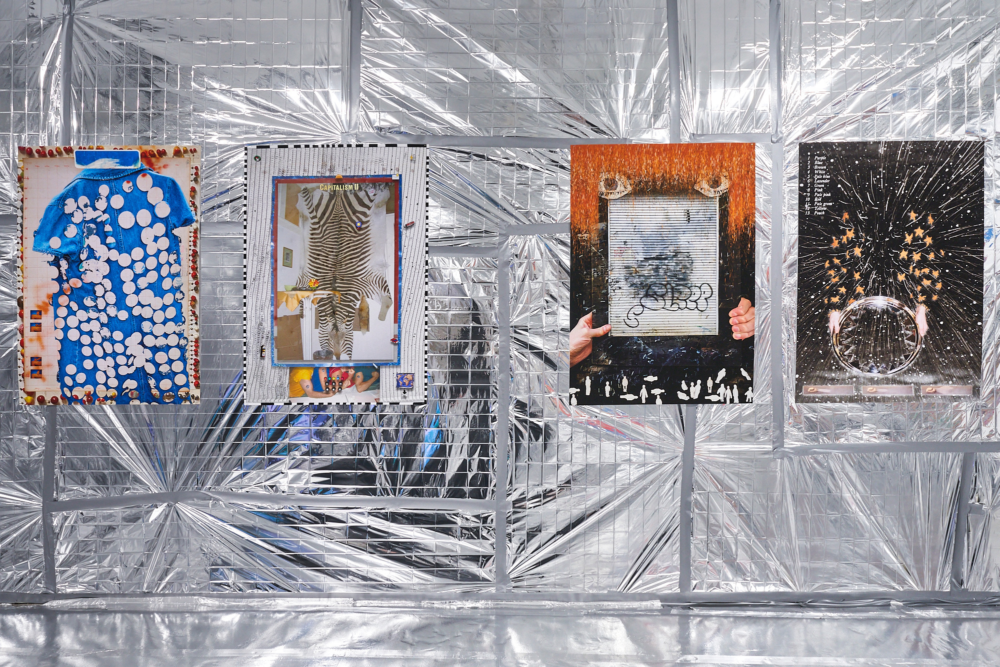 Duncan Poulton 'Imagine What We Can Do Tomorrow' install view at Division of Labour, Salford, 2023. Photo by Rob Battersby