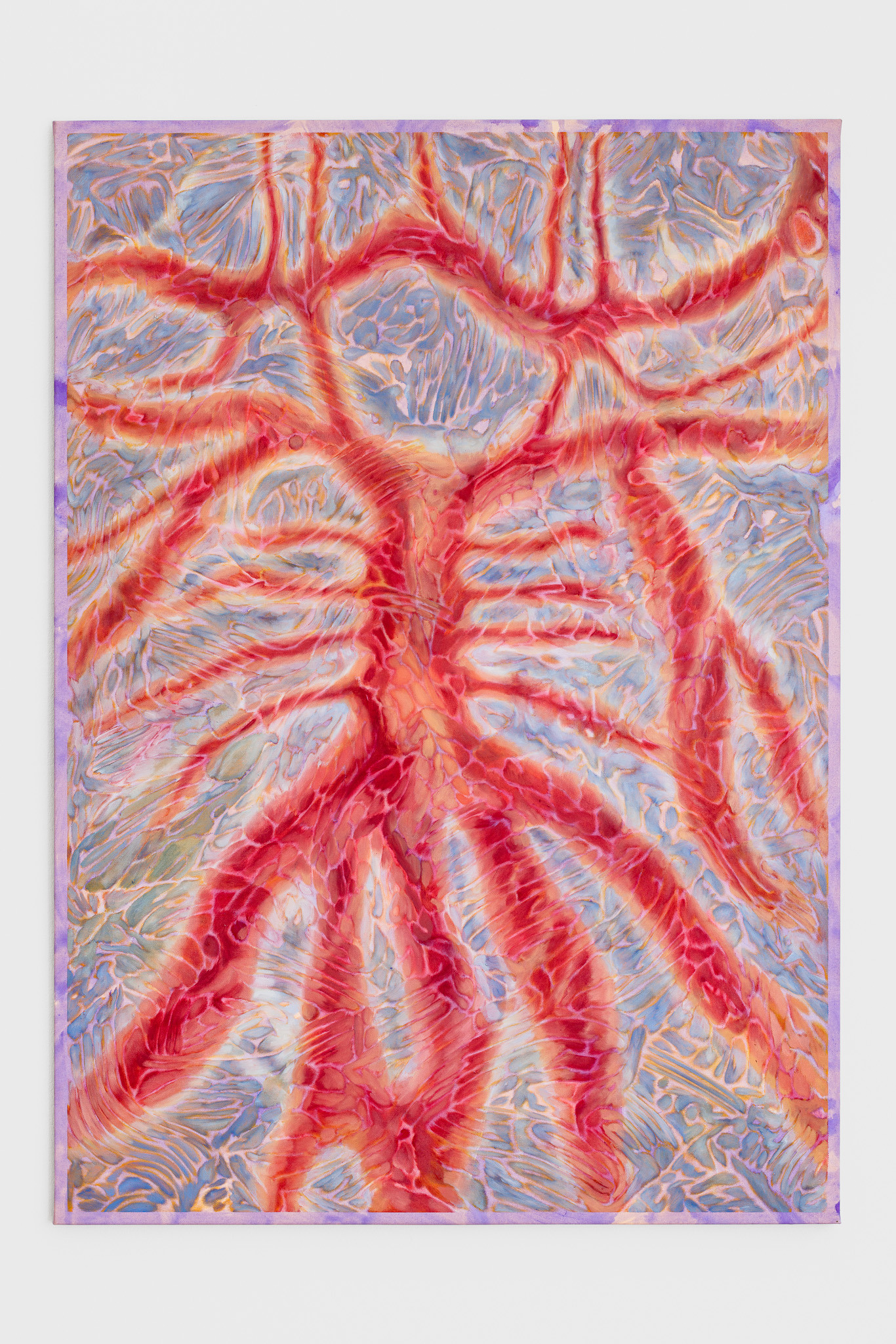 Minda AndrÃ©n: AICA, 2023 Oil, pigmented gesso on canvas, 120h x 85w cm