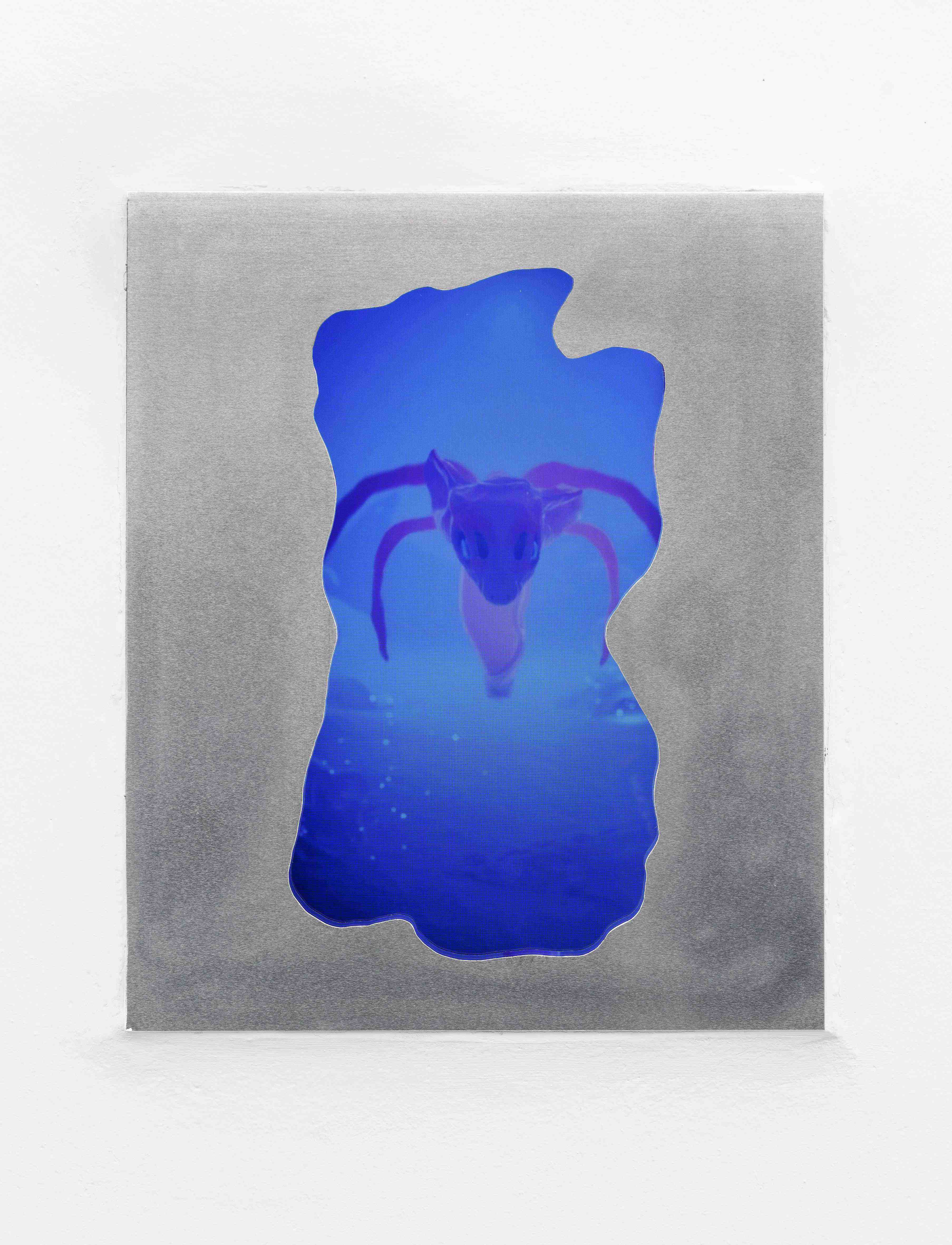 Mary-Audrey Ramirez, Forced Amnesia, installation view (Rotting peaking through, film still, 2 min loop digital video, 2023), Kunsthalle Gießen, 2023 © Günzel Rademacher