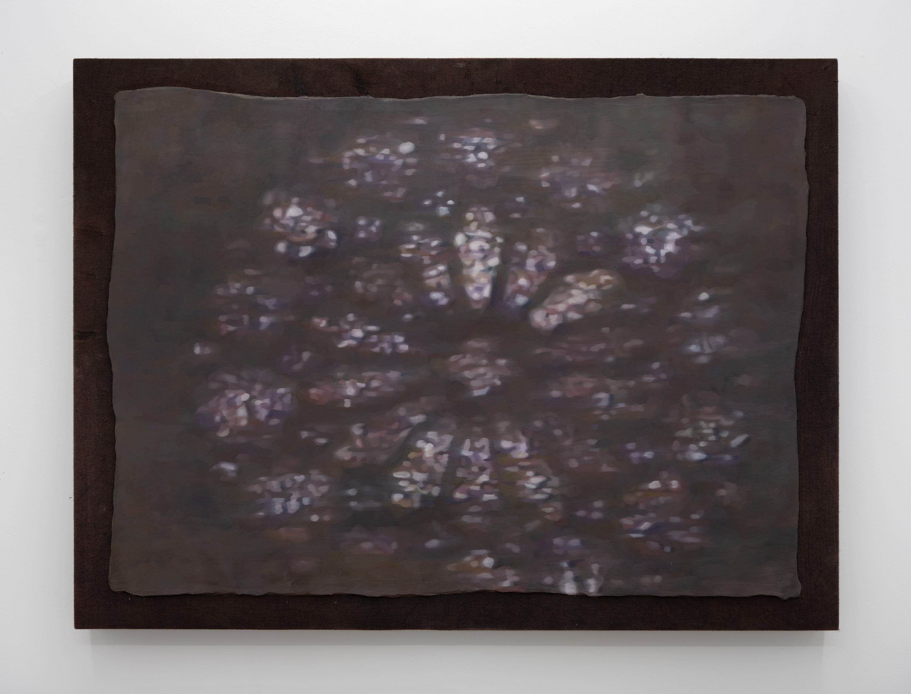 Grubby halo, 2023, Oil on linen stretched panel, 30 x 40 inches