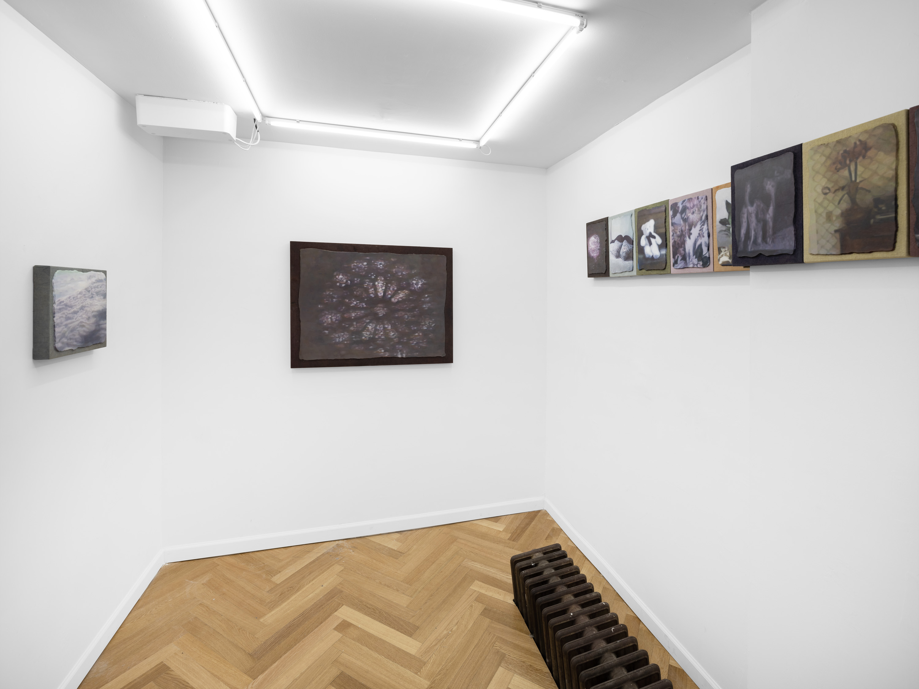 Installation view, Stepen Deffet: Shadow Heir, Below Grand, New York, 2023