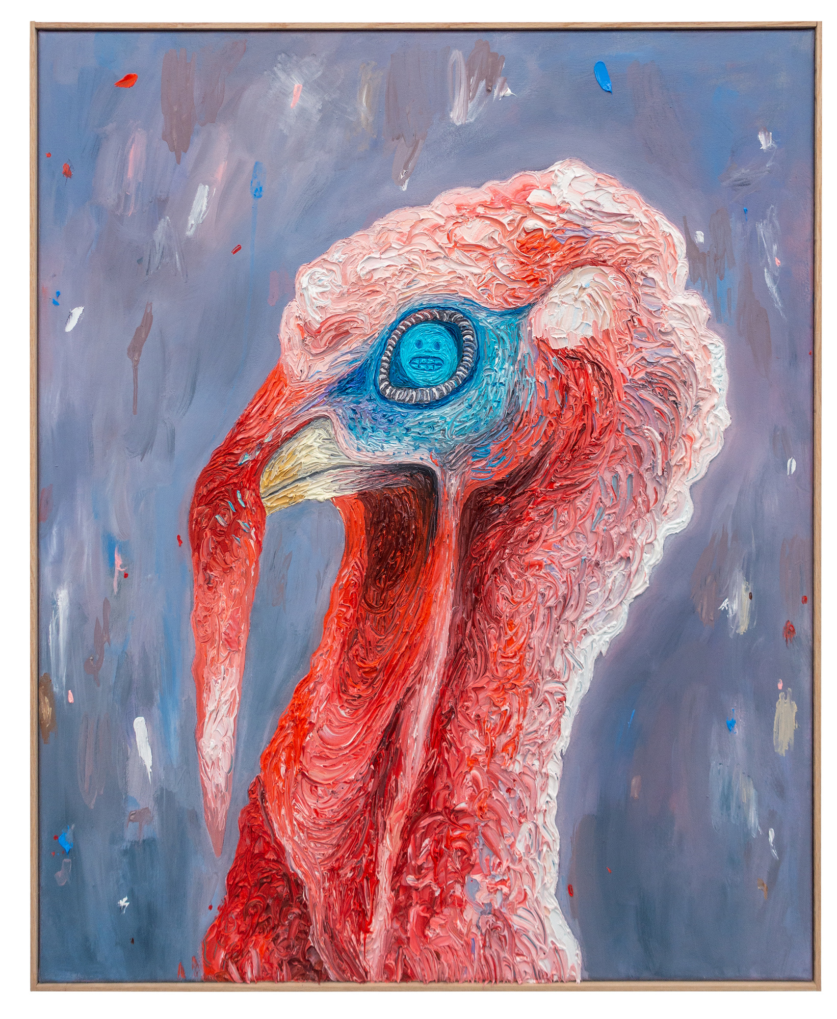 Zoonose, 2023 Öl auf Leinwand, 85 x 70 cm