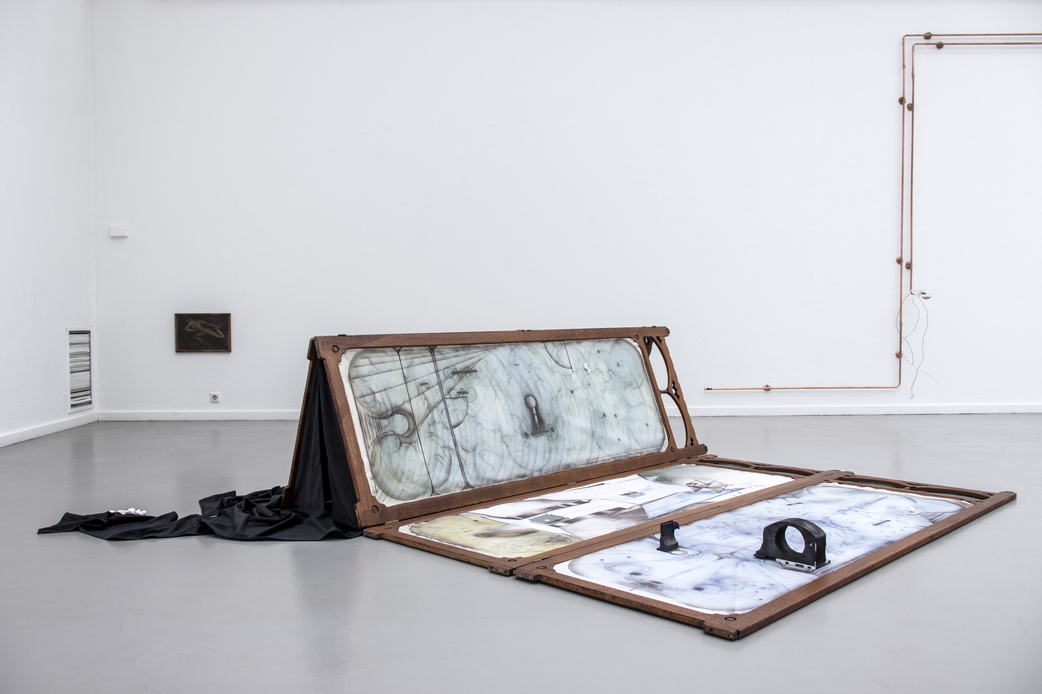 Josefina Anjou &  Antonin Giroud-Delorme /  Unfolding Rooms, 2023. Variable dimensions