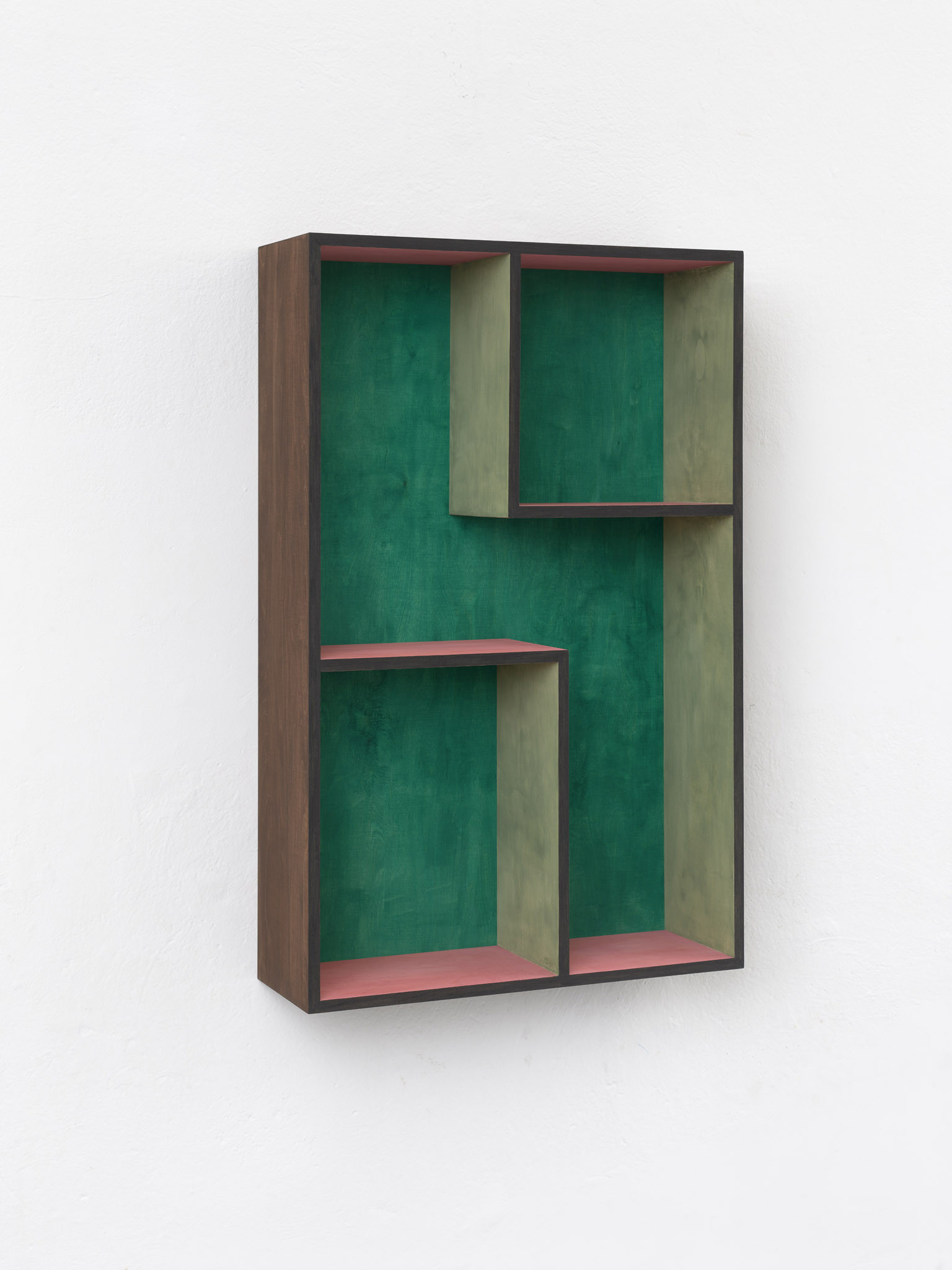 Sunah Choi, "Shelf Geneva", 2023, wood color, 60 x 94 x 20 cm