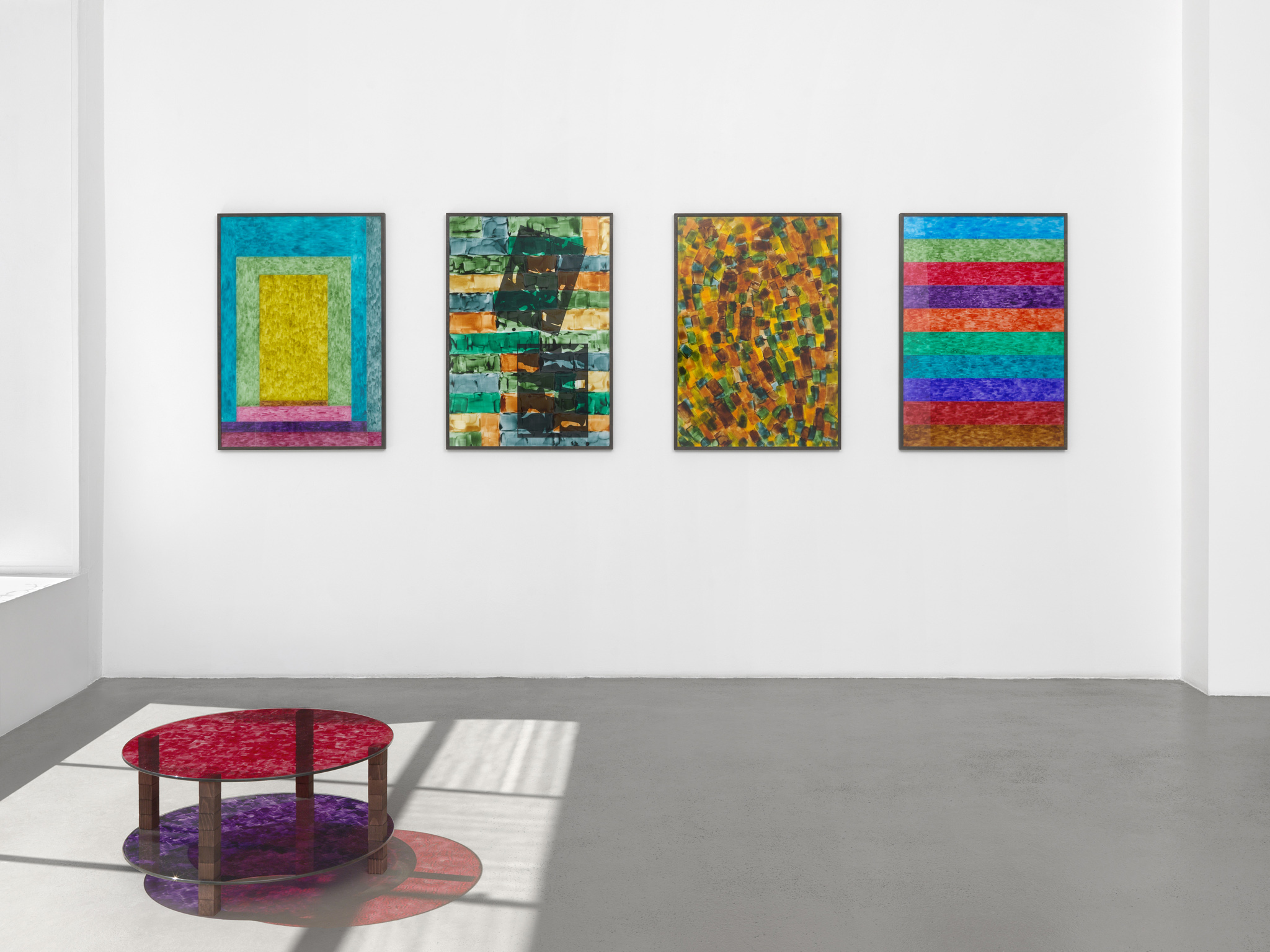 Sunah Choi, „Intérieurs", exhibition view, Galerie Mezzanin, Geneva, 2023