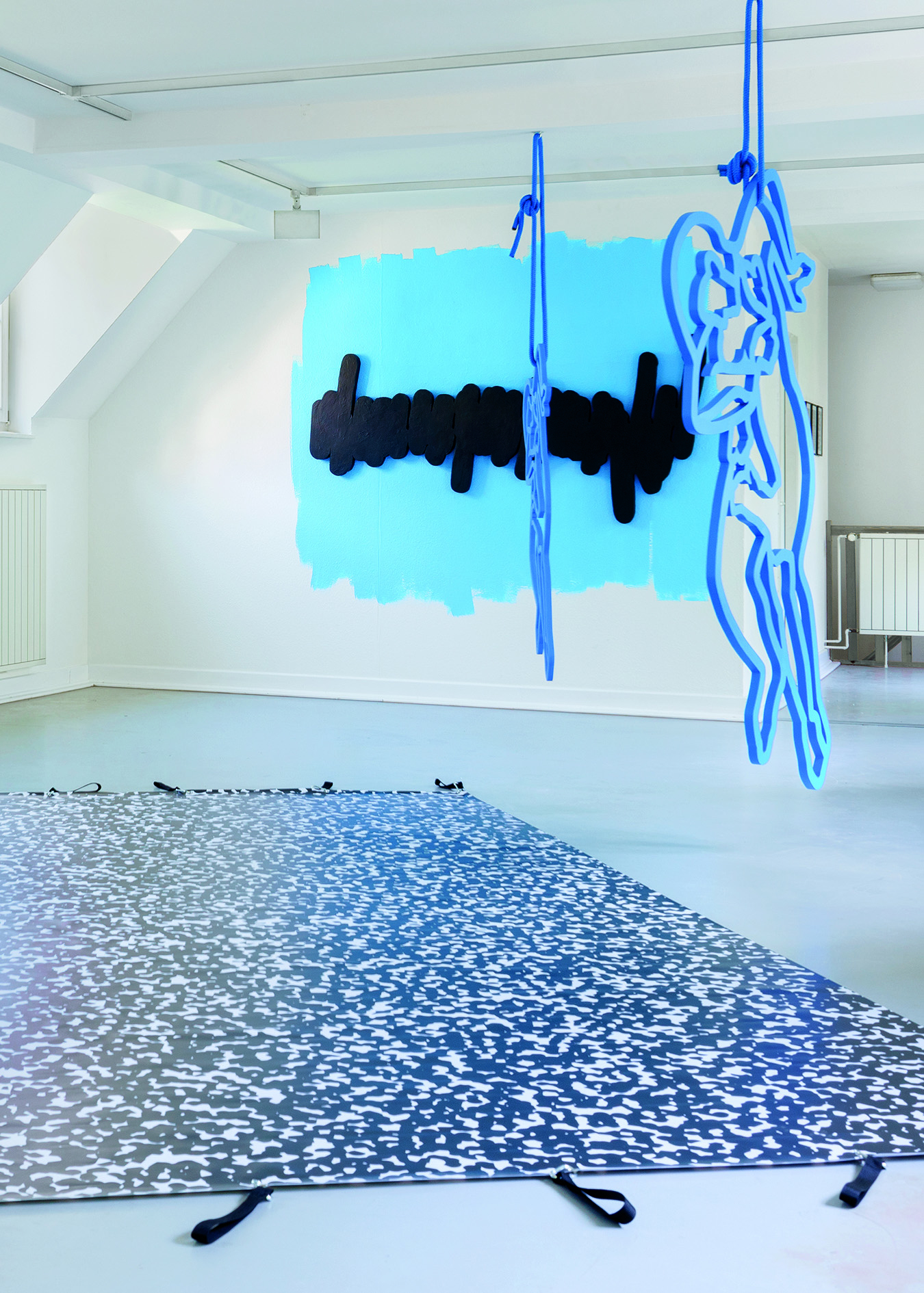 Denise Werth, Where are you tonight? "Where are you tonight", Gigantic Days (Where are you tonight?) I+II, Composition Carpet, 2023