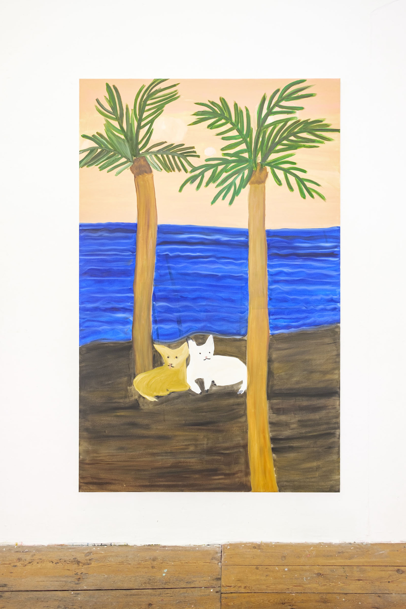 „Beach Day“,Oil on Canvas, 120 x 190 cm, 2023