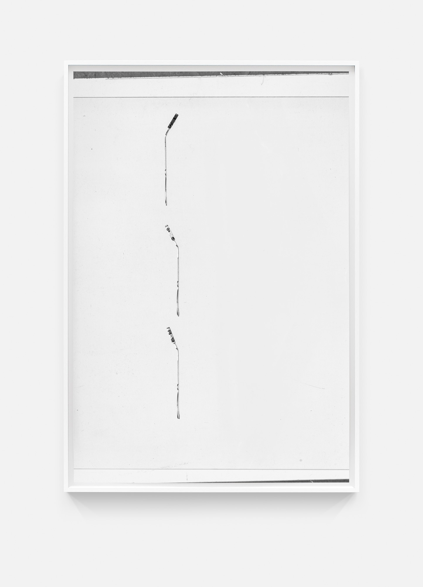 Andrzej Steinbach, detail from the series Disassembling a Typewriter: Dd ?, Kk, Fine Art Print, Galerie Conradi, 2023