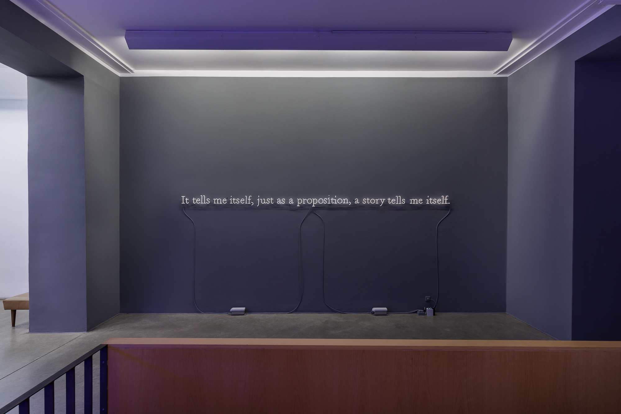 Exhibition view Joseph KOSUTH | ‘Korrektur (Uncorrected)’, Christine König Galerie, Vienna 2023