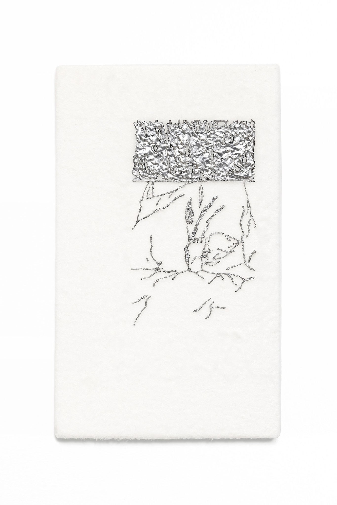 Louis Jacquot, Bob, 2023, acrylic and polyurethane on cotton, 36 × 22 × 4,7 cm.