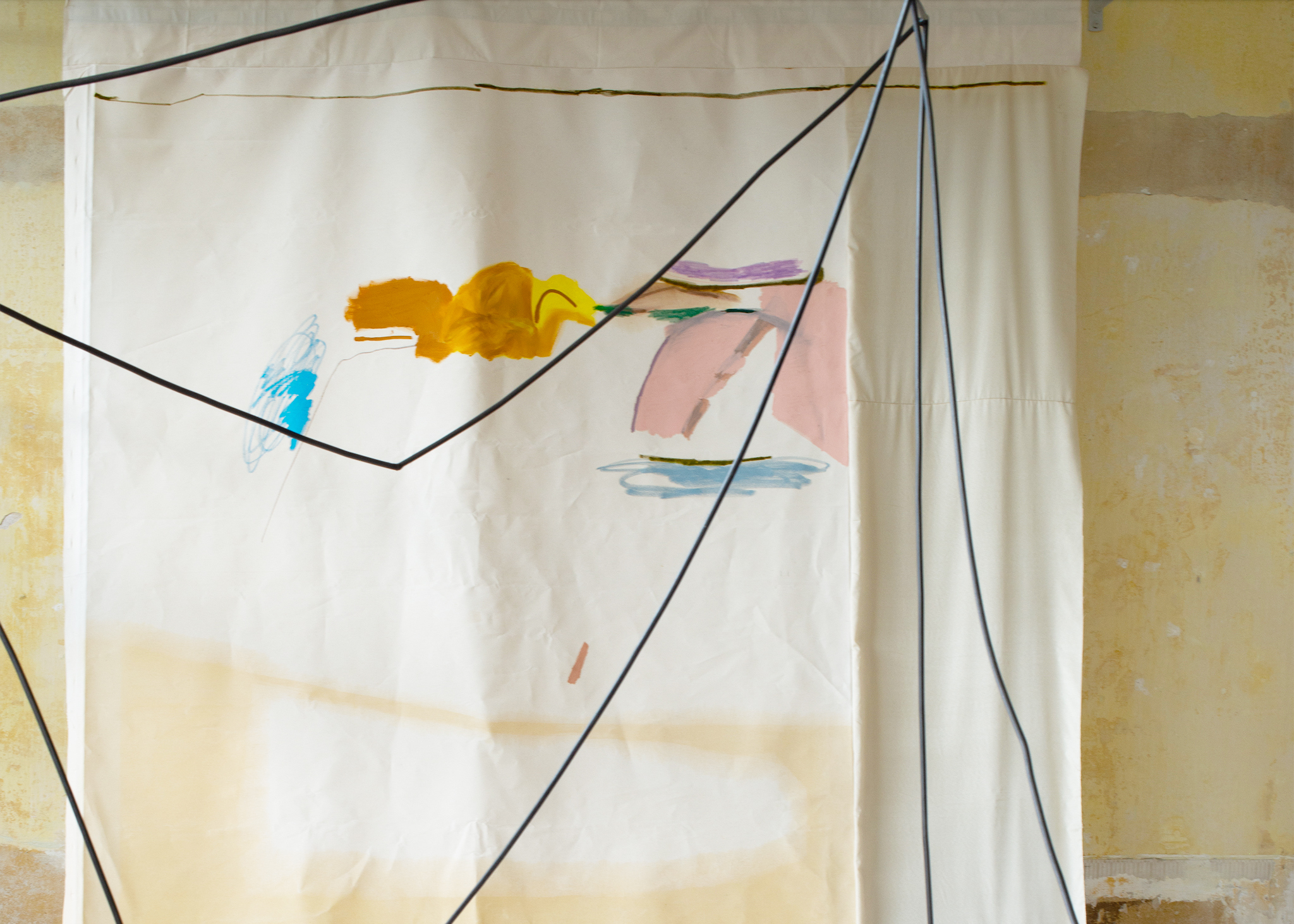soft island hard edge - Charlene Hahne & Lisa Seebach, 2023, installation view © in-conversation-with and the artists