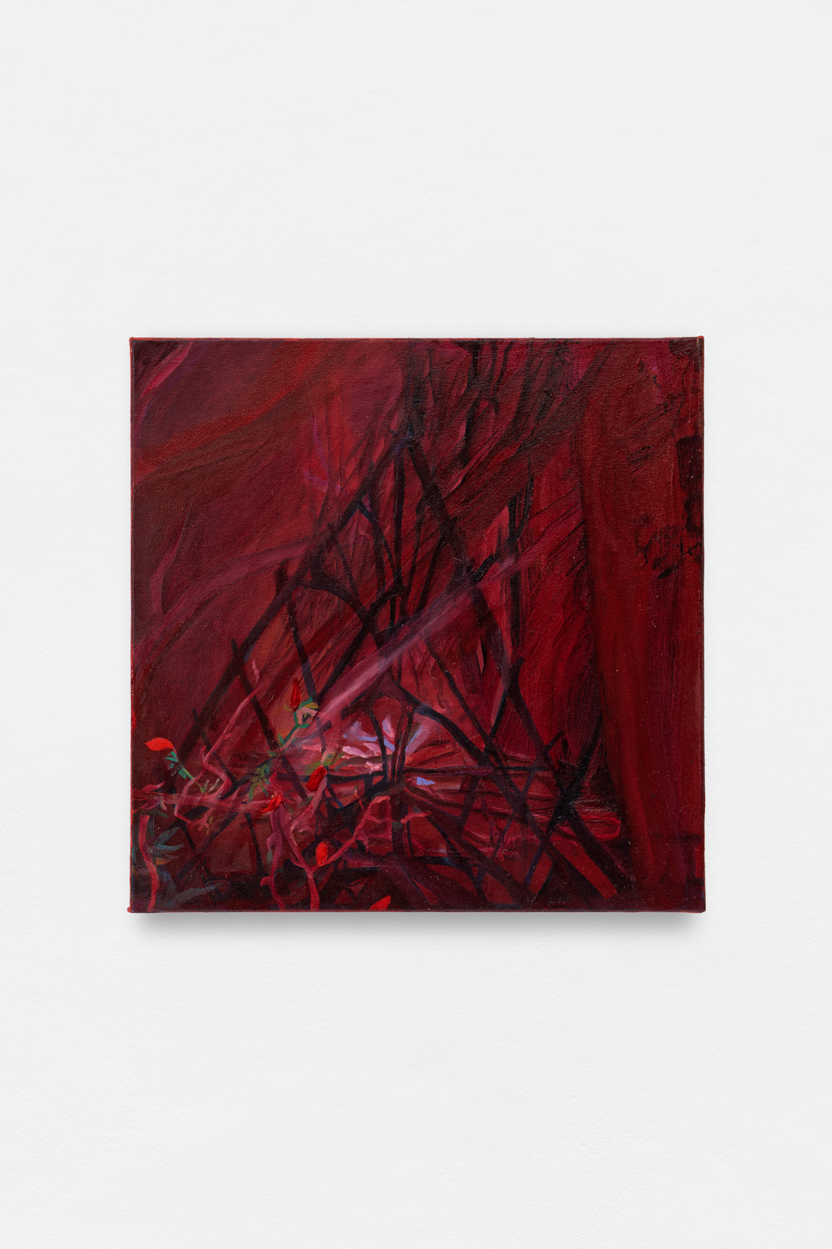 Sequoia Scavullo, The Secret's Secret, 2023, oil on canvas, 30 x 30 cm, unique