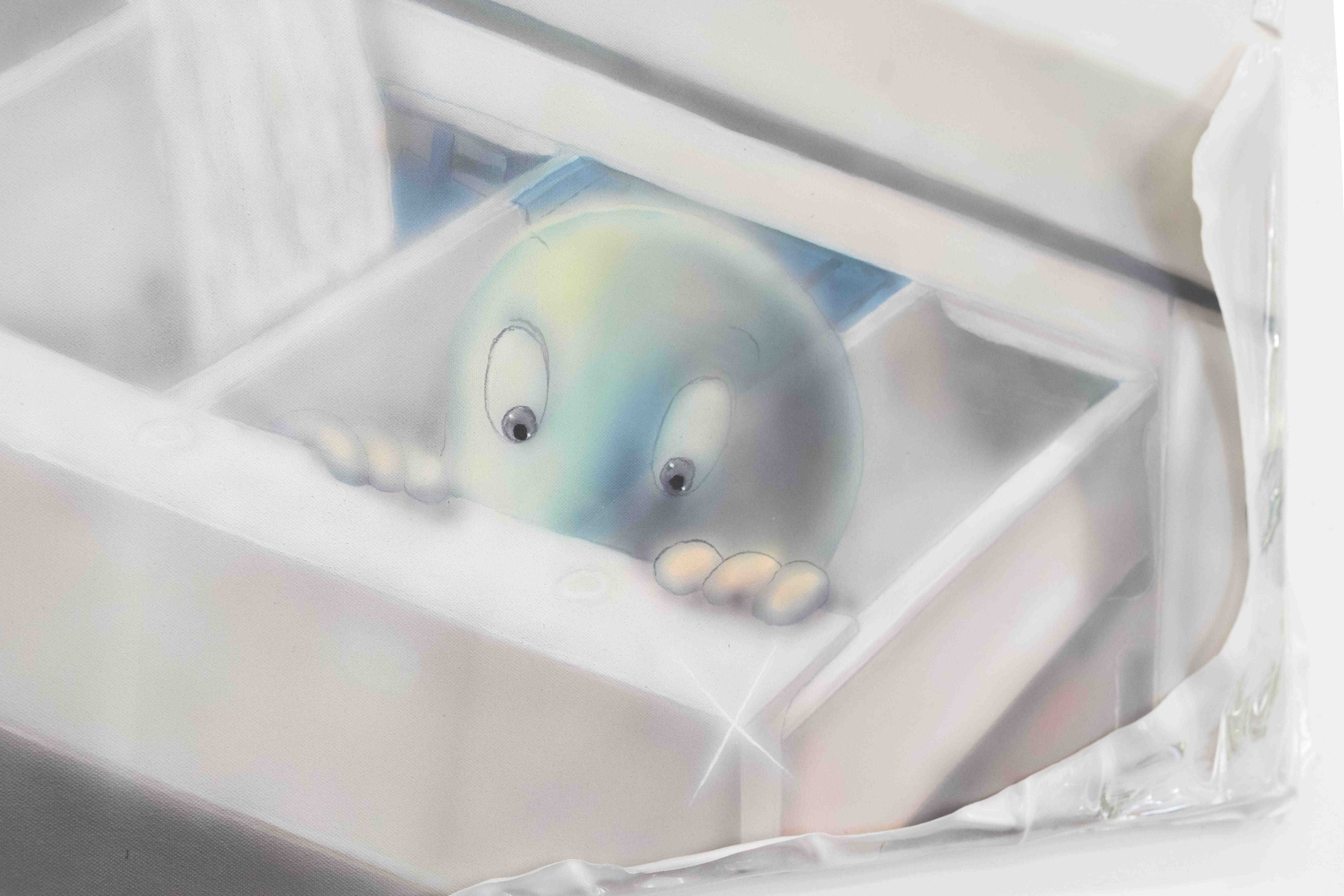 Sasha Lemish  “washing machine incident”, 2023, fragment