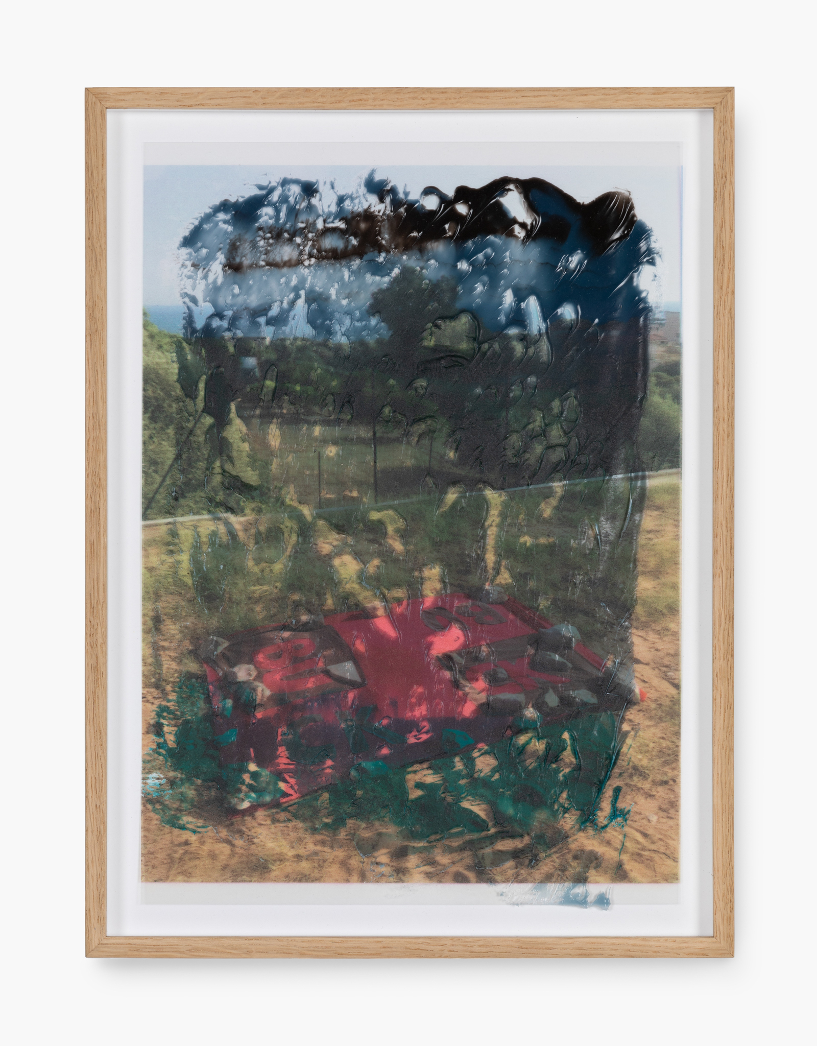 done tanned, UV print on silicone/hard PVC, 29,7cm x 21cm (artist frame) 2023