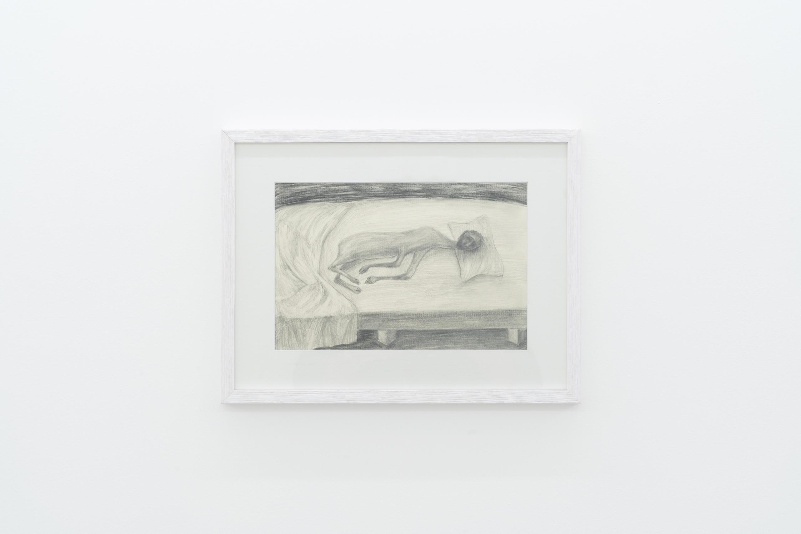 Head head head, not all heads are heads, 2022. Pencil on paper. 30 x 40 cm | 11 13/16 x 15 3/4 inches (framed)