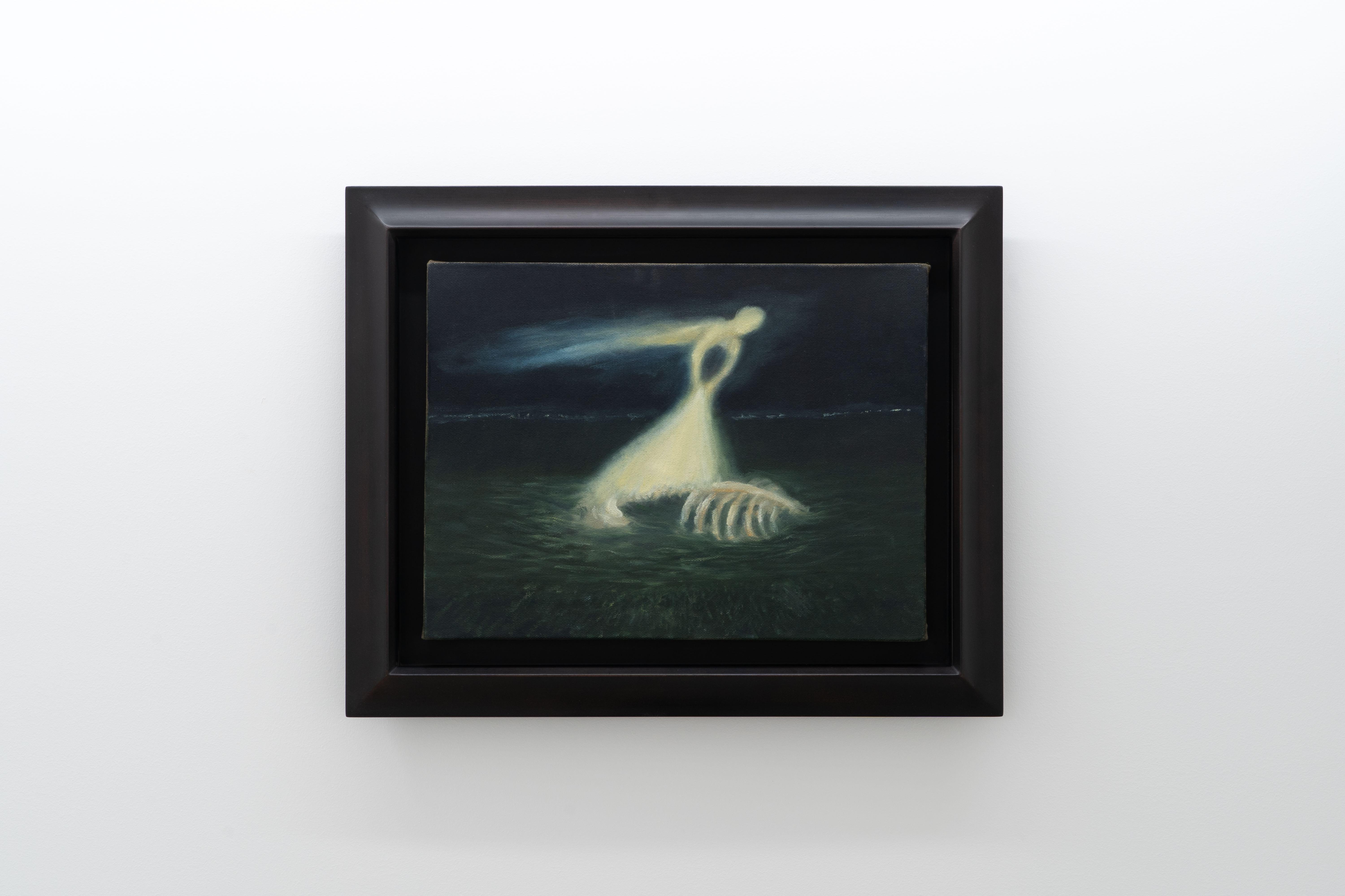 The strongest one, 2022. Oil on canvas. 36,5 x 46,5 cm | 14 3/8 x 18 1/4 inches (framed)