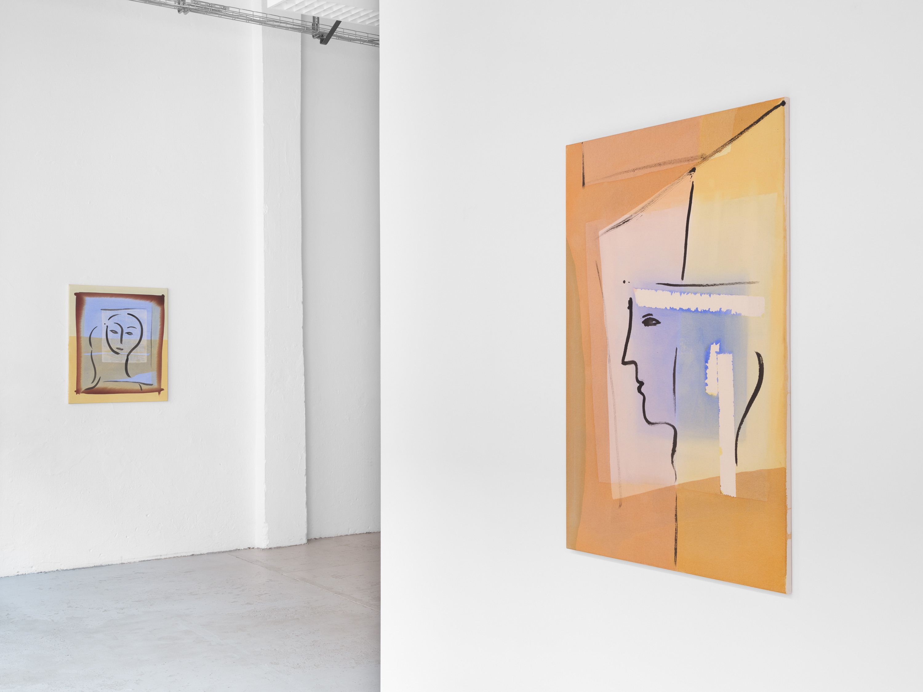 Exhibition view, Benjamin Bernt 'Circuit Split', 2023, at OFFICE IMPART