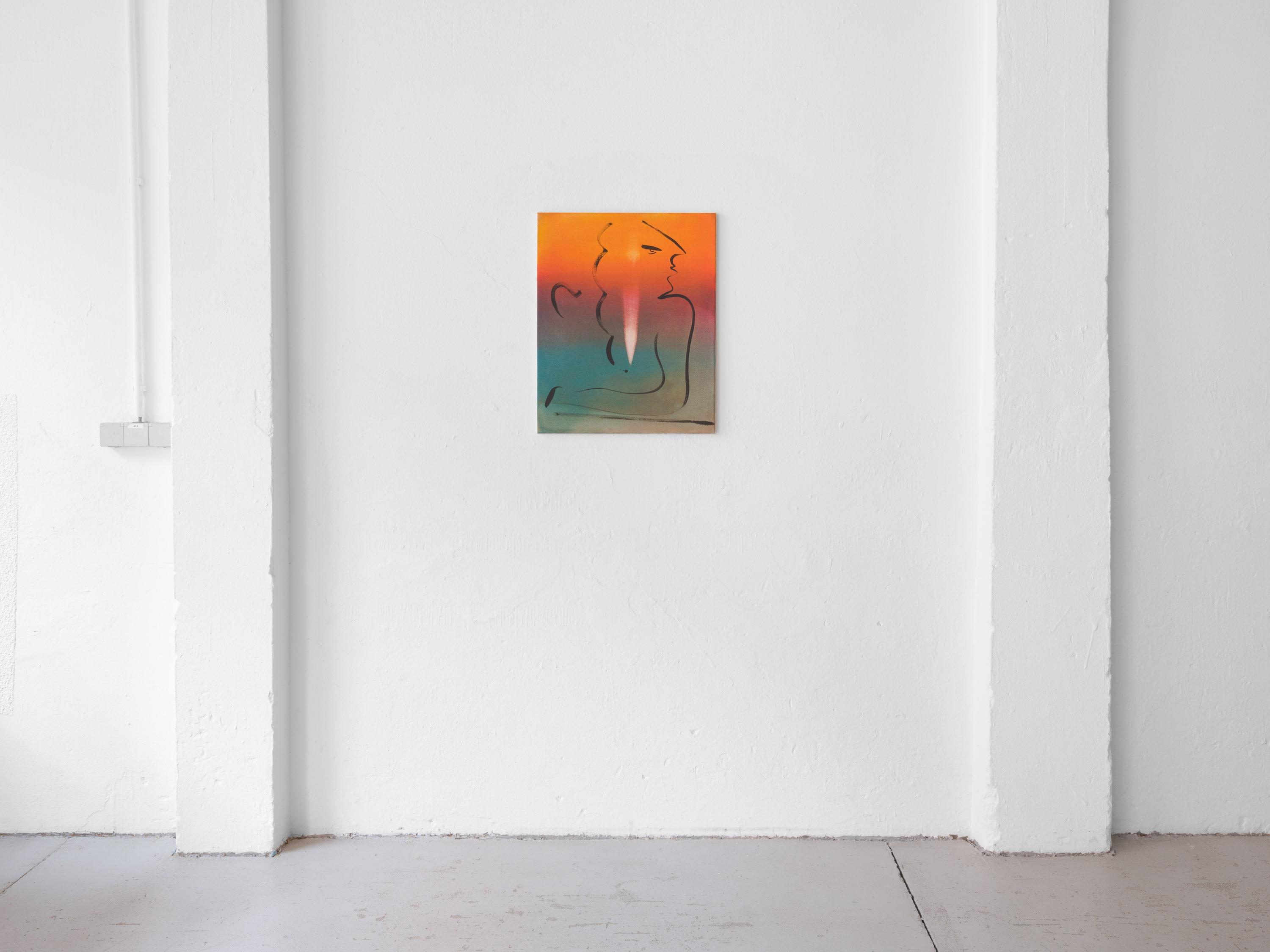 Exhibition view, Benjamin Bernt 'Circuit Split', 2023, at OFFICE IMPART