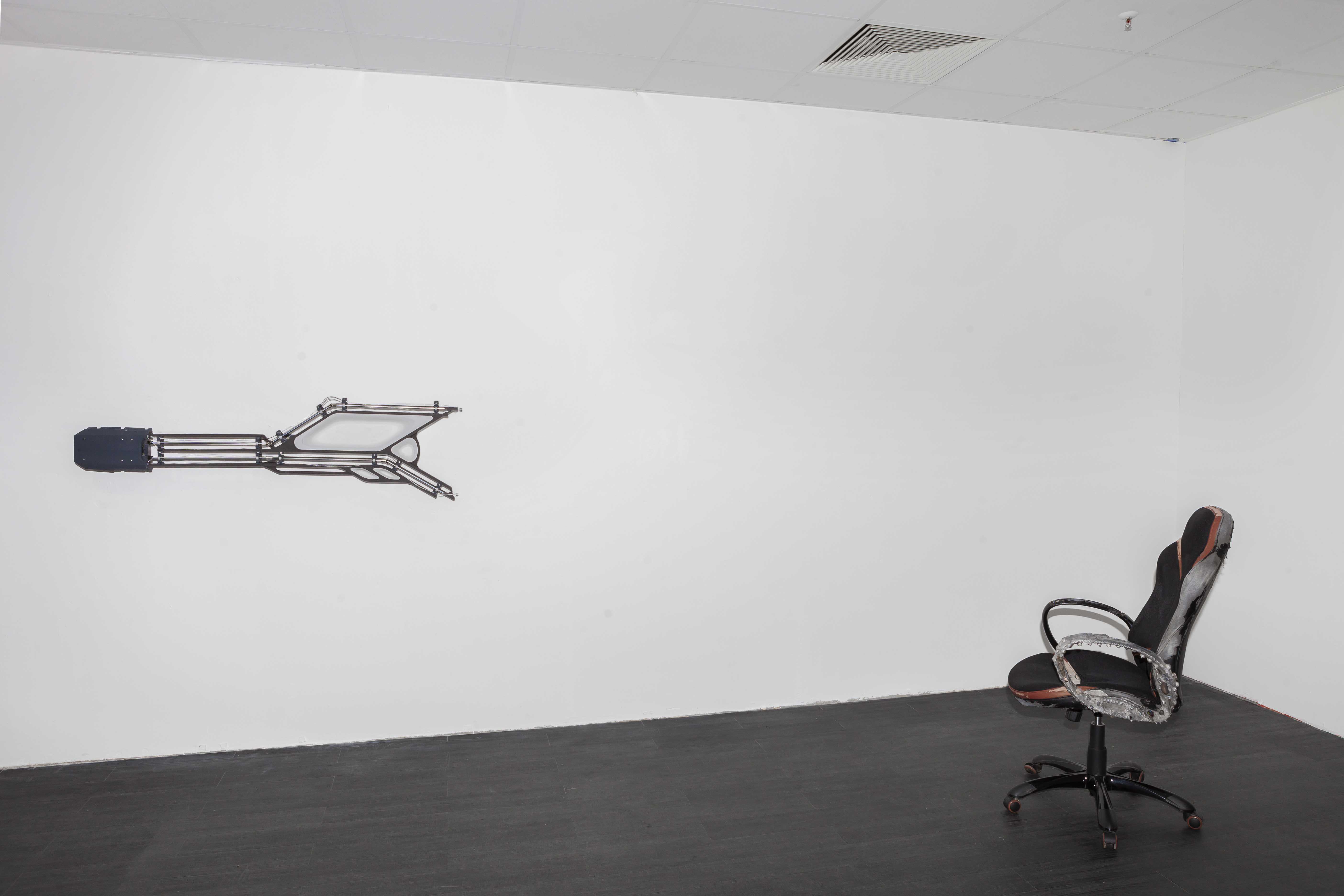 Exhibition view of Marlon Nicolaisen and Janne Schimmel