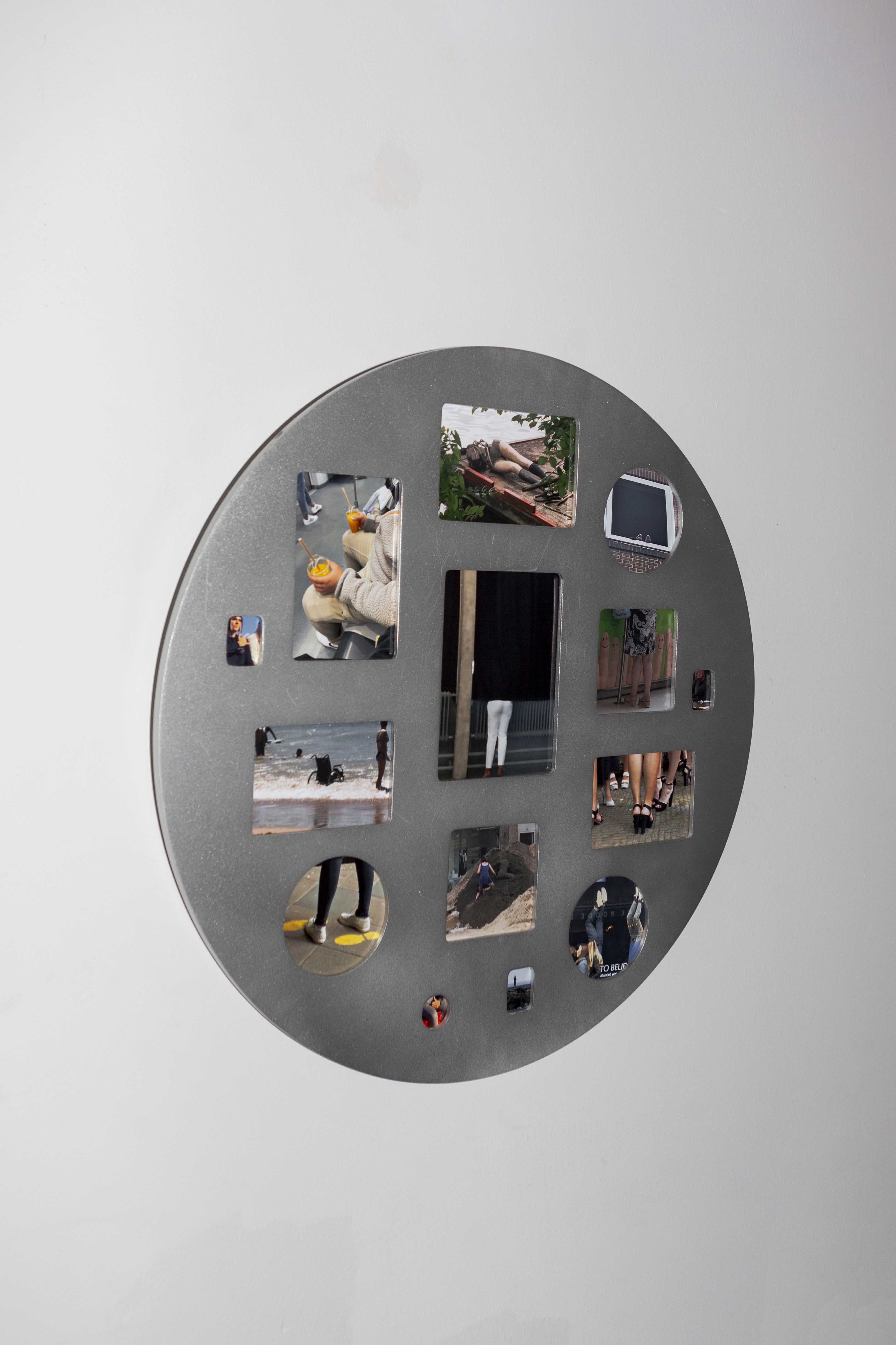 Installation view Eefje Stenfert "Body-part collage" 2023