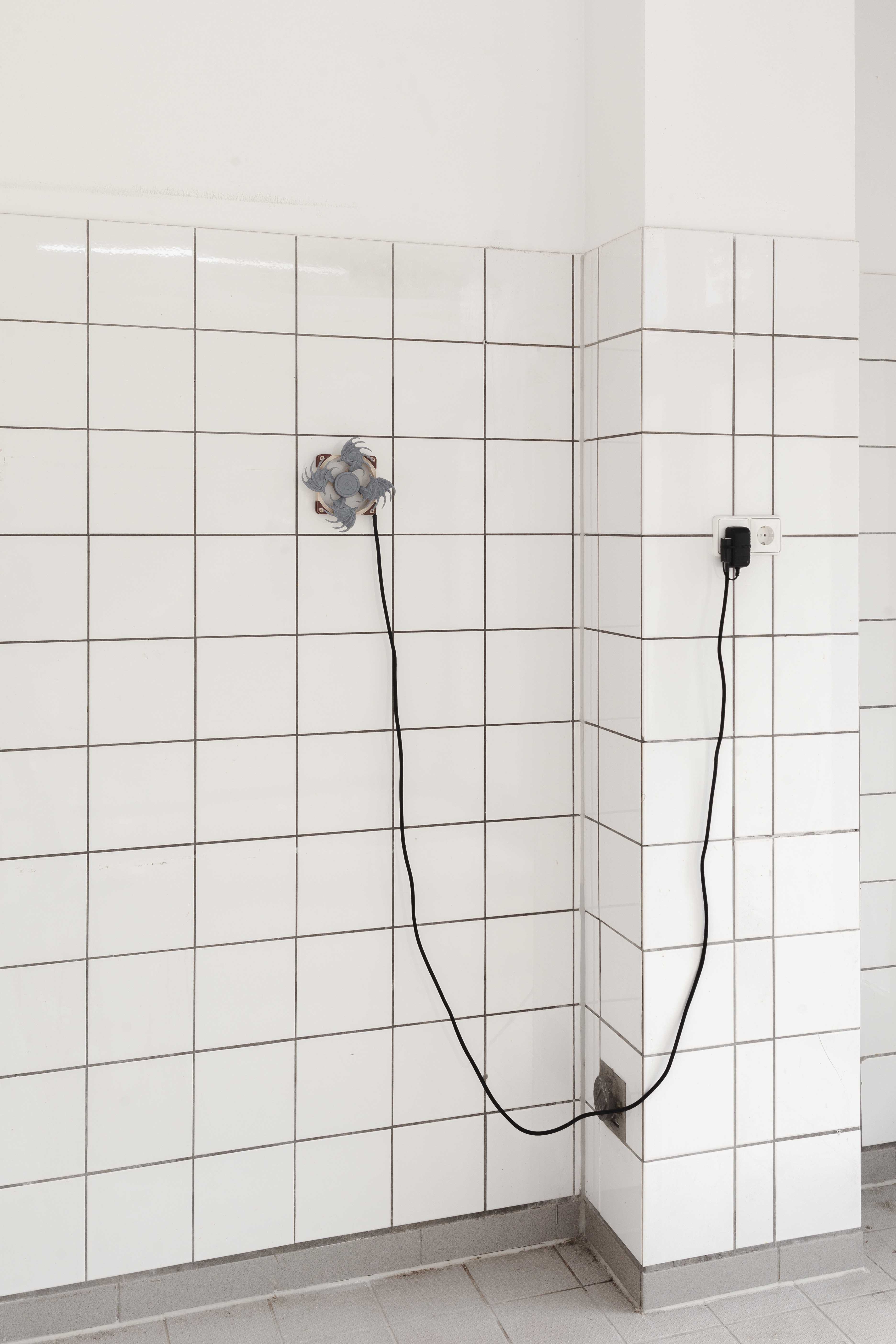 Installation view Janne Schimmel "Noctua mods" 2022