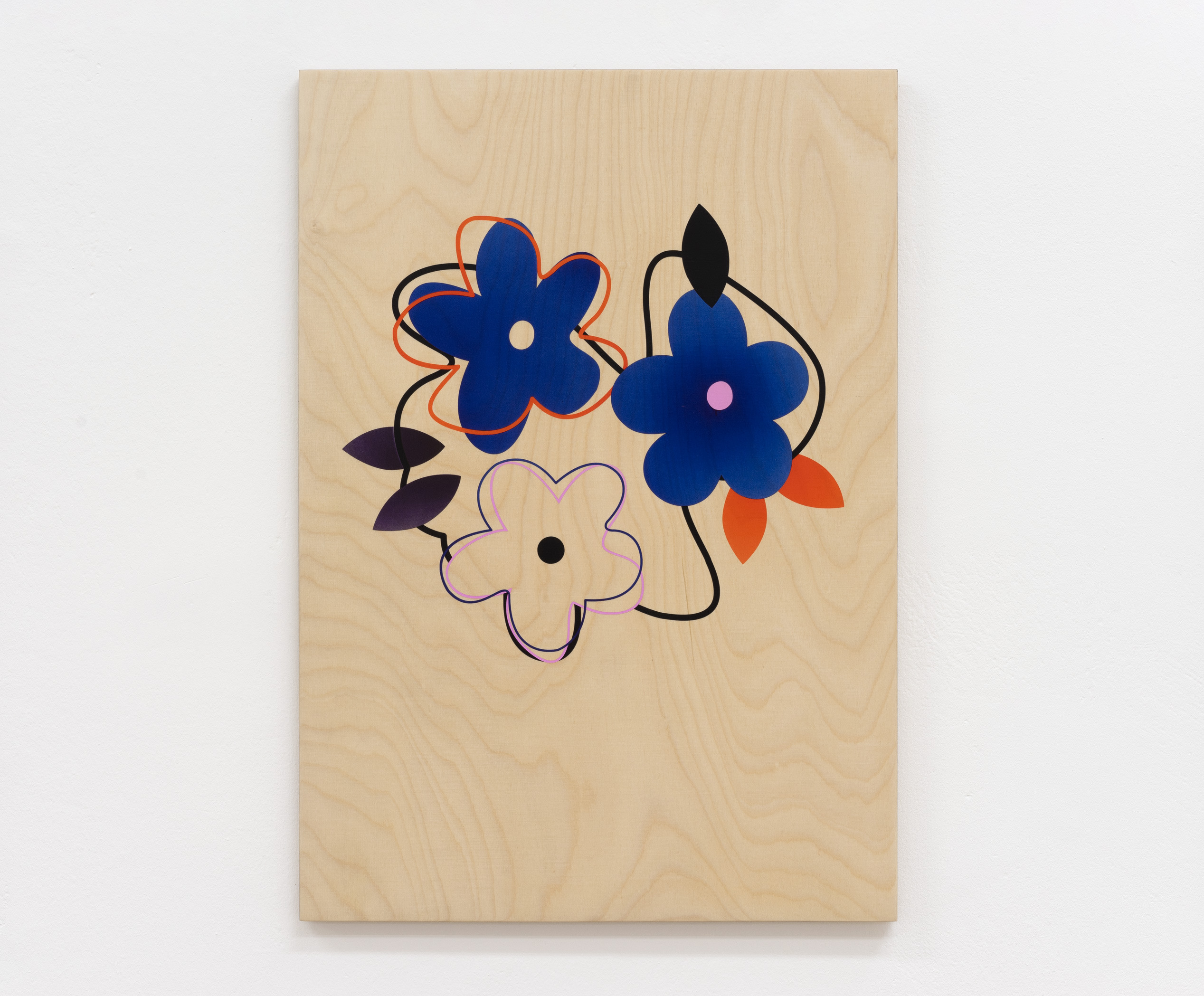 Noémie Bablet, Soft skills(10), 2023, Acrylic ink on wood (birch), 61 x 43 cm