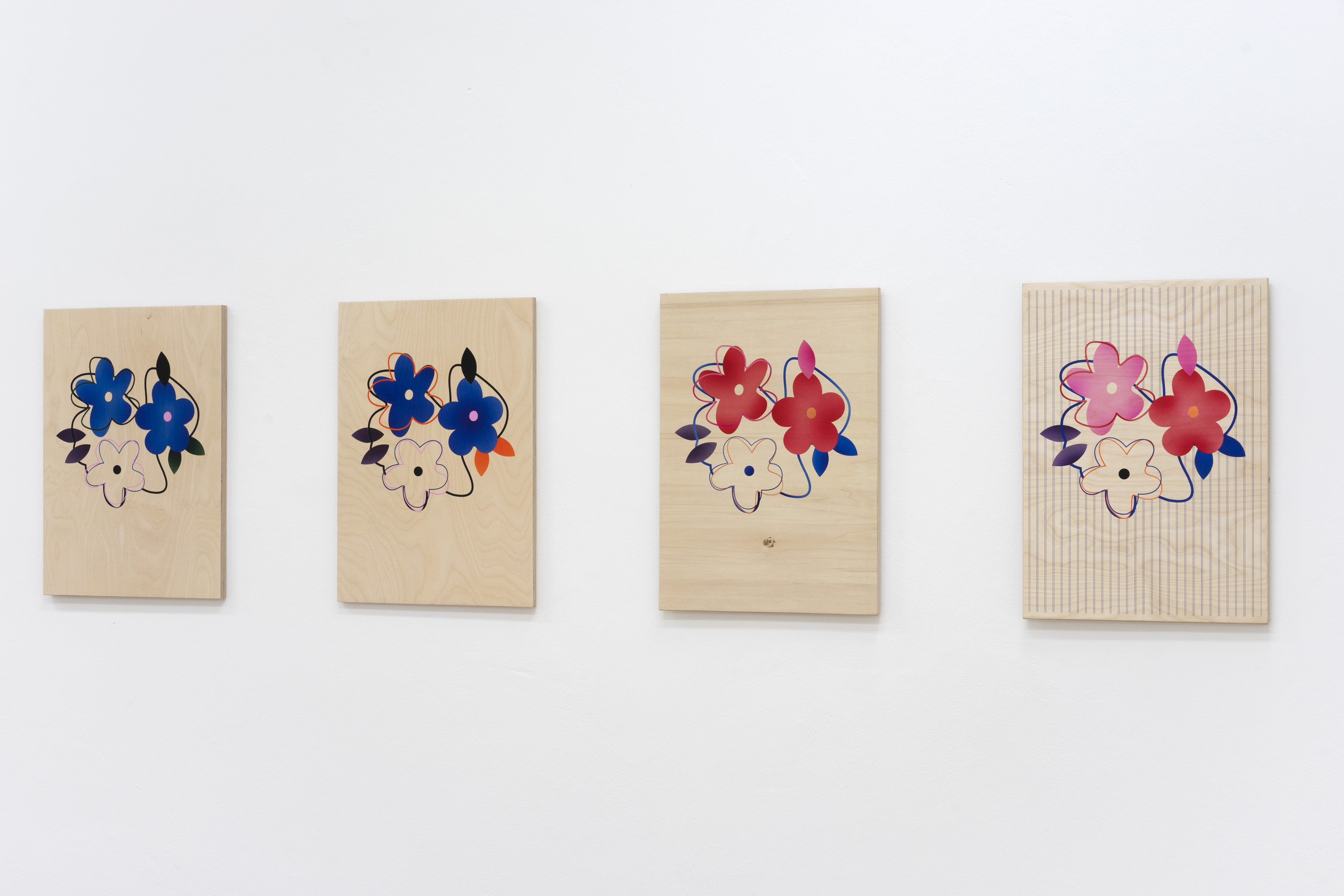 Exhibition view, 'Soft skills' by Noémie Bablet, wieoftnoch, Karlsruhe