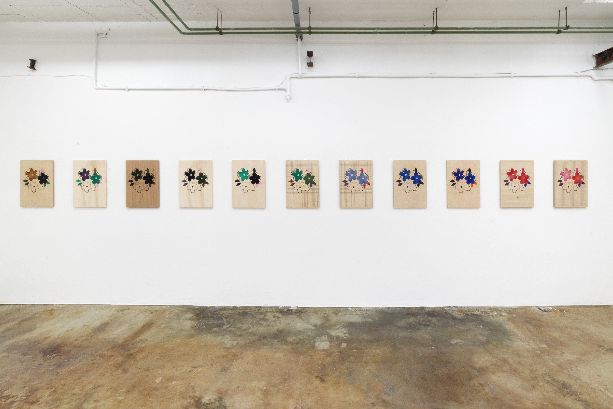 Exhibition view, 'Soft skills' by Noémie Bablet, wieoftnoch, Karlsruhe