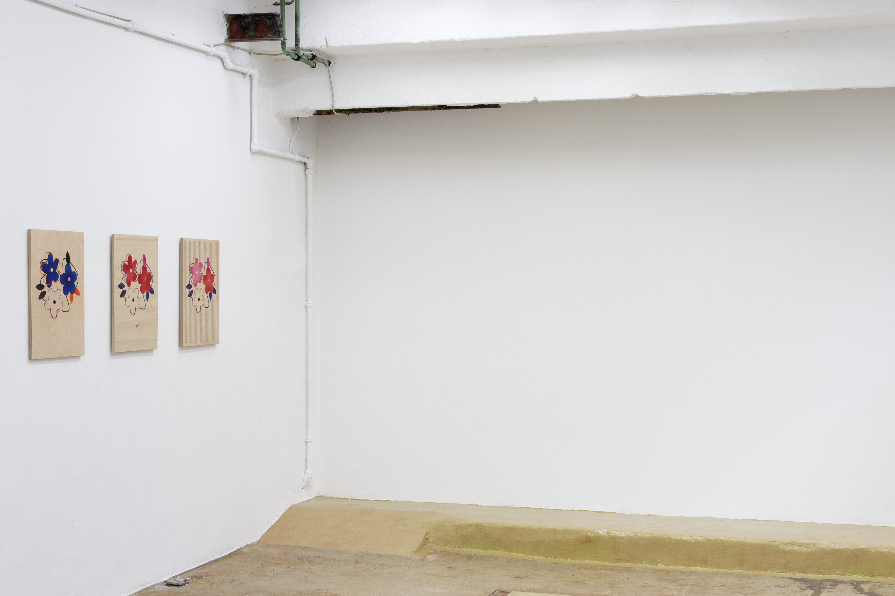 Exhibition view, 'Soft skills' by Noémie Bablet, wieoftnoch, Karlsruhe