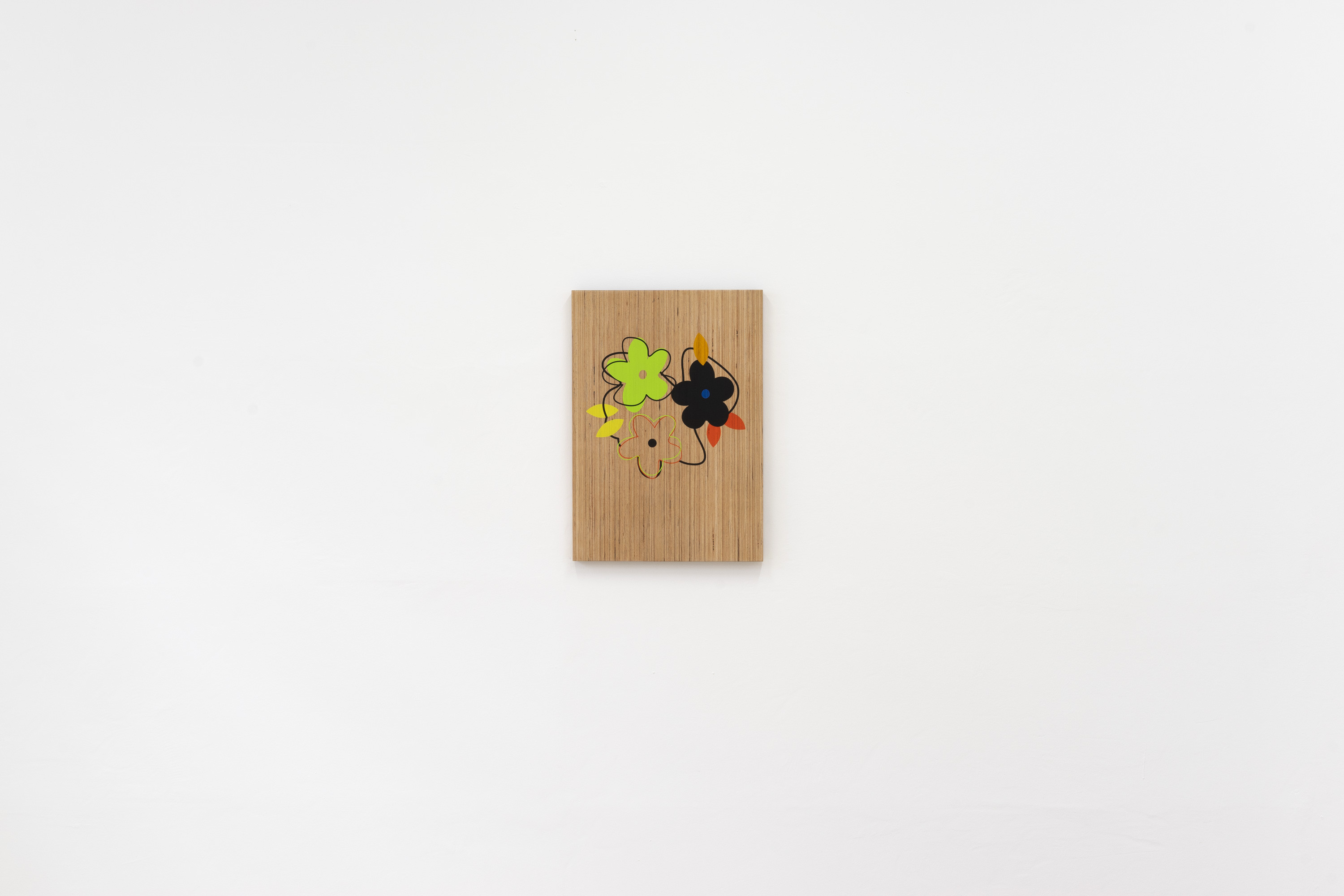 Noémie Bablet, Soft skills(1), 2023, Acrylic ink on wood (beech), 73 x 52 x 4 cm