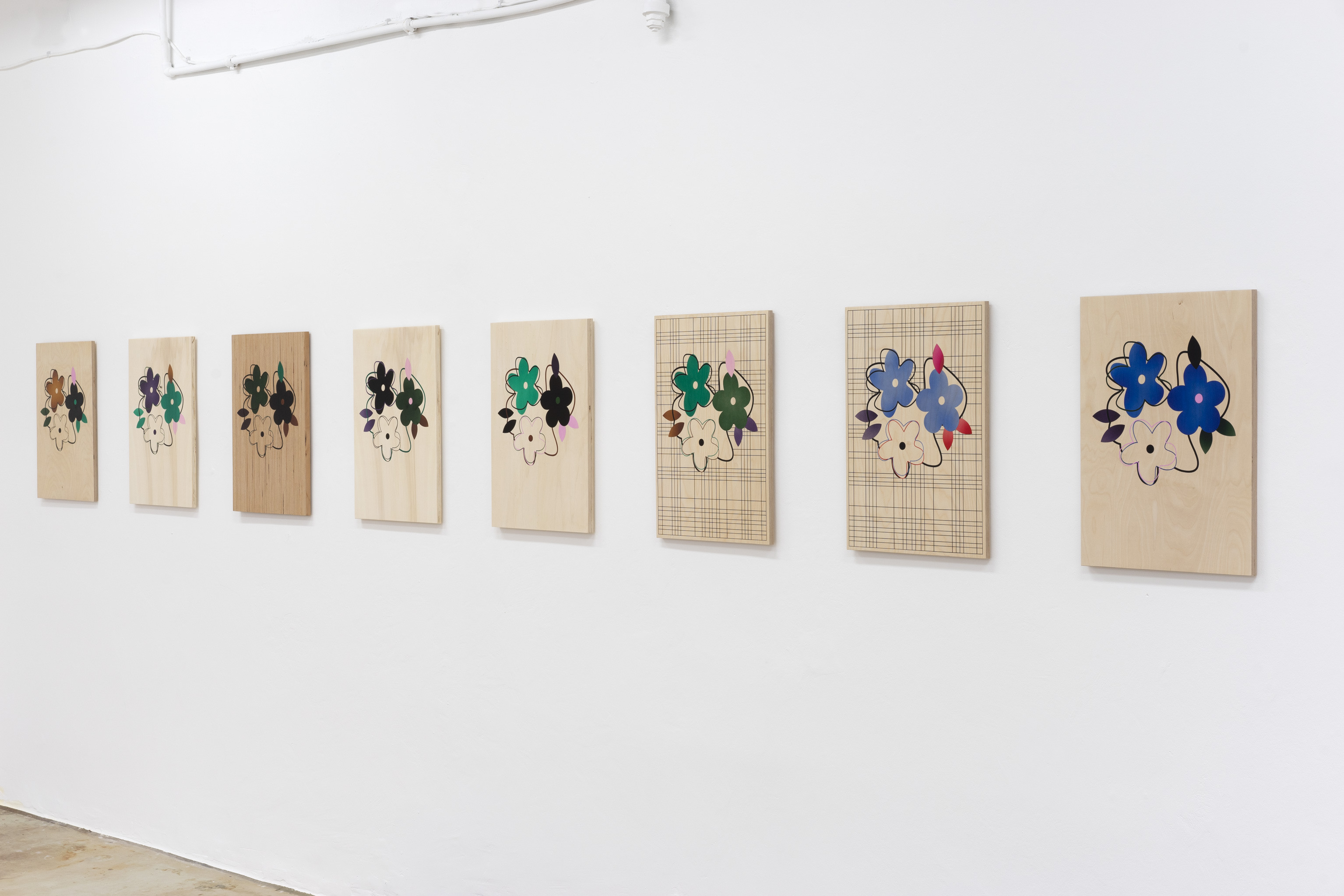Exhibition view, 'Soft skills' by Noémie Bablet, wieoftnoch, Karlsruhe