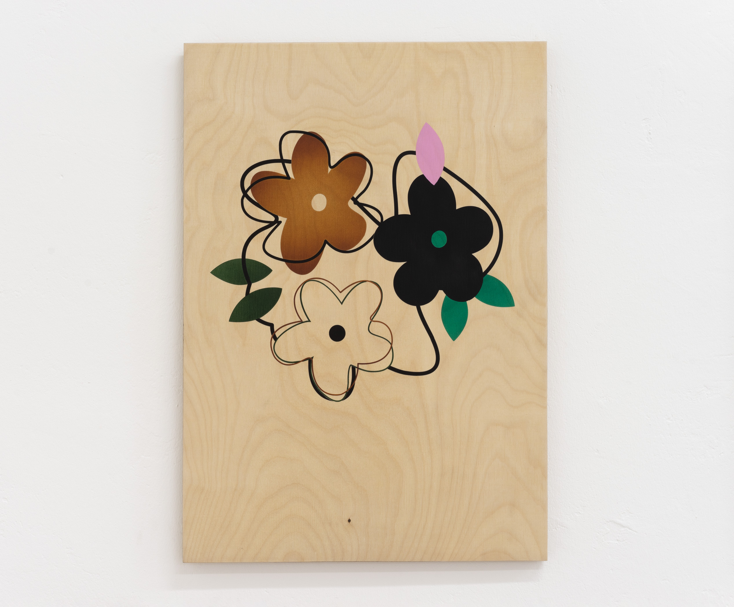 Noémie Bablet, Soft skills(2), 2023, Acrylic ink on wood (birch), 61 x 43 cm