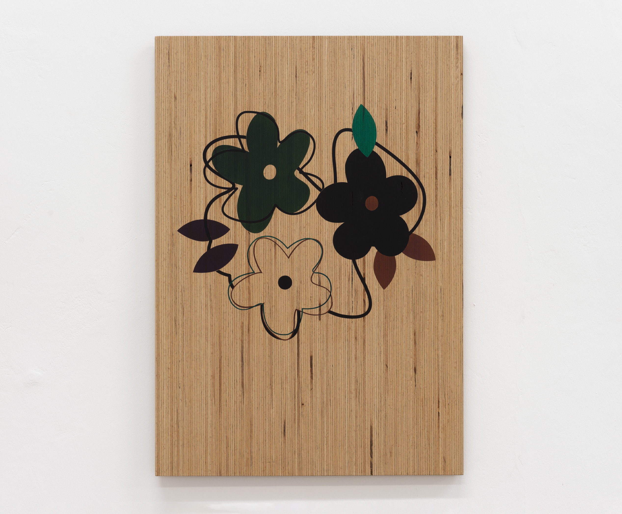 Noémie Bablet, Soft skills(4), 2023, Acrylic ink on wood (beech), 61 x 43 cm