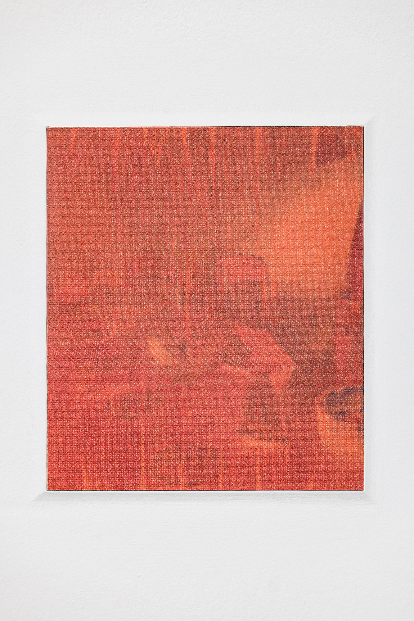 Lukas Matuschek: 28/05/22, 2023, Inkjet ink, acrylic medium on HDF, 20 x 23 cm
