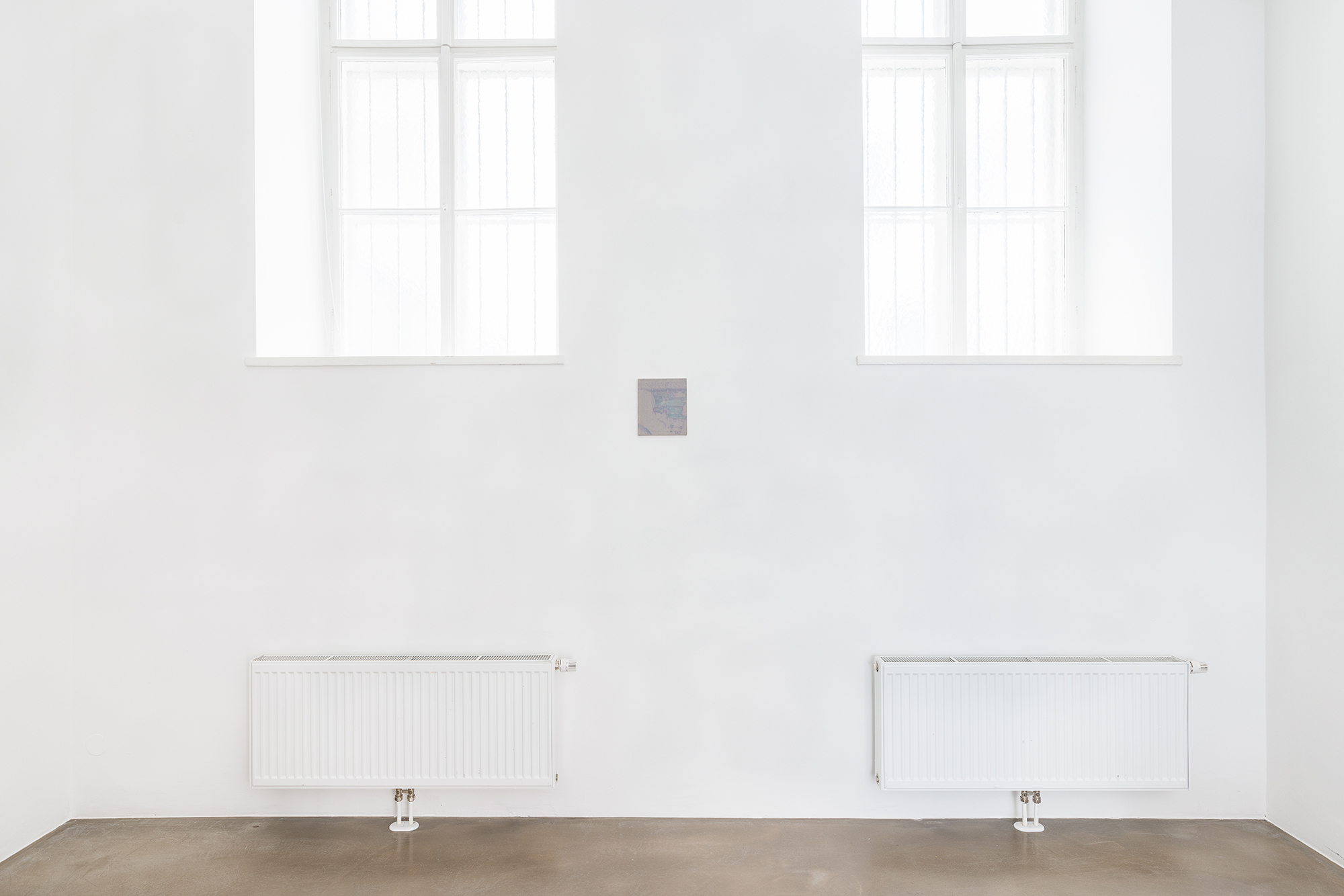 Lukas Matuschek: 17/12/22, 2023, Inkjet ink, acrylic medium on canvas, 20 x 23 cm
