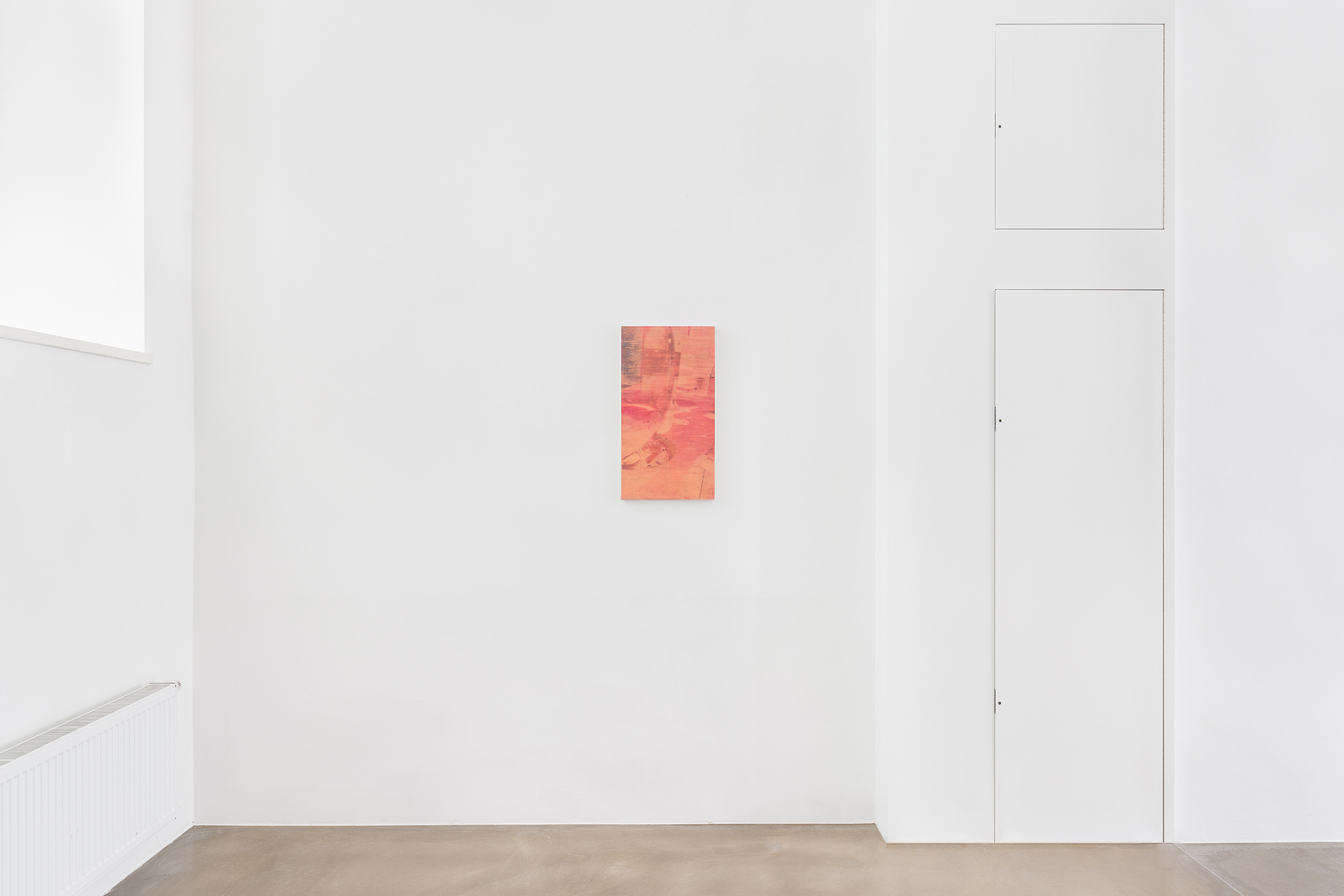 Lukas Matuschek: 24/12/21, 2023, Inkjet ink, acrylic medium on canvas, 28 x 70 cm