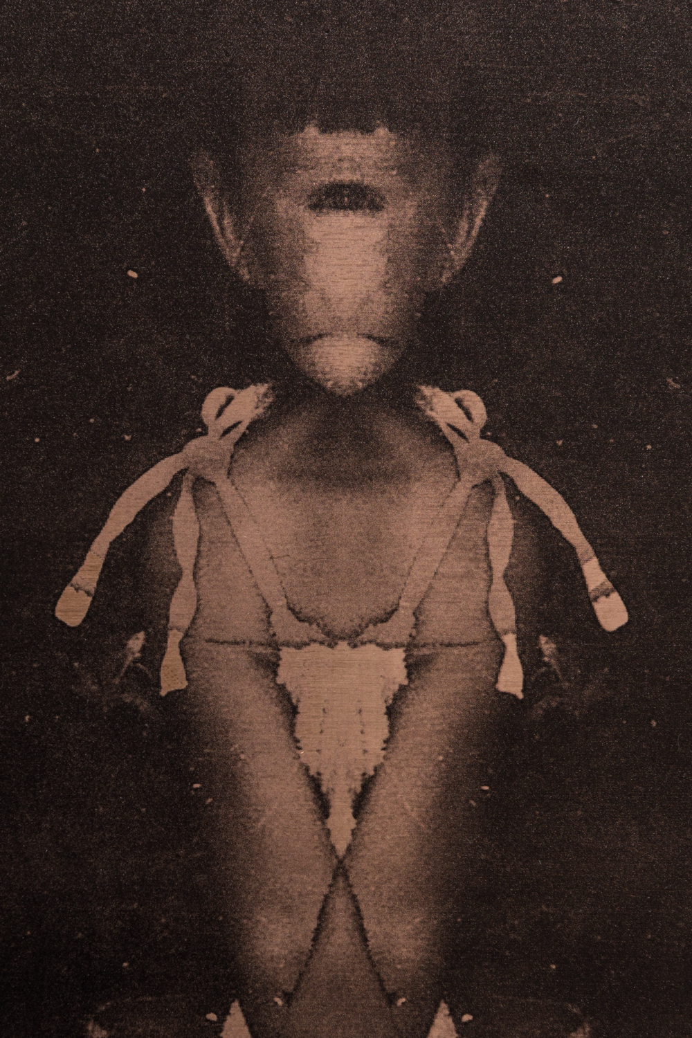 Snezhevinochka, 2023, Printed copper plate, 40 cm x 60 cm (Details)