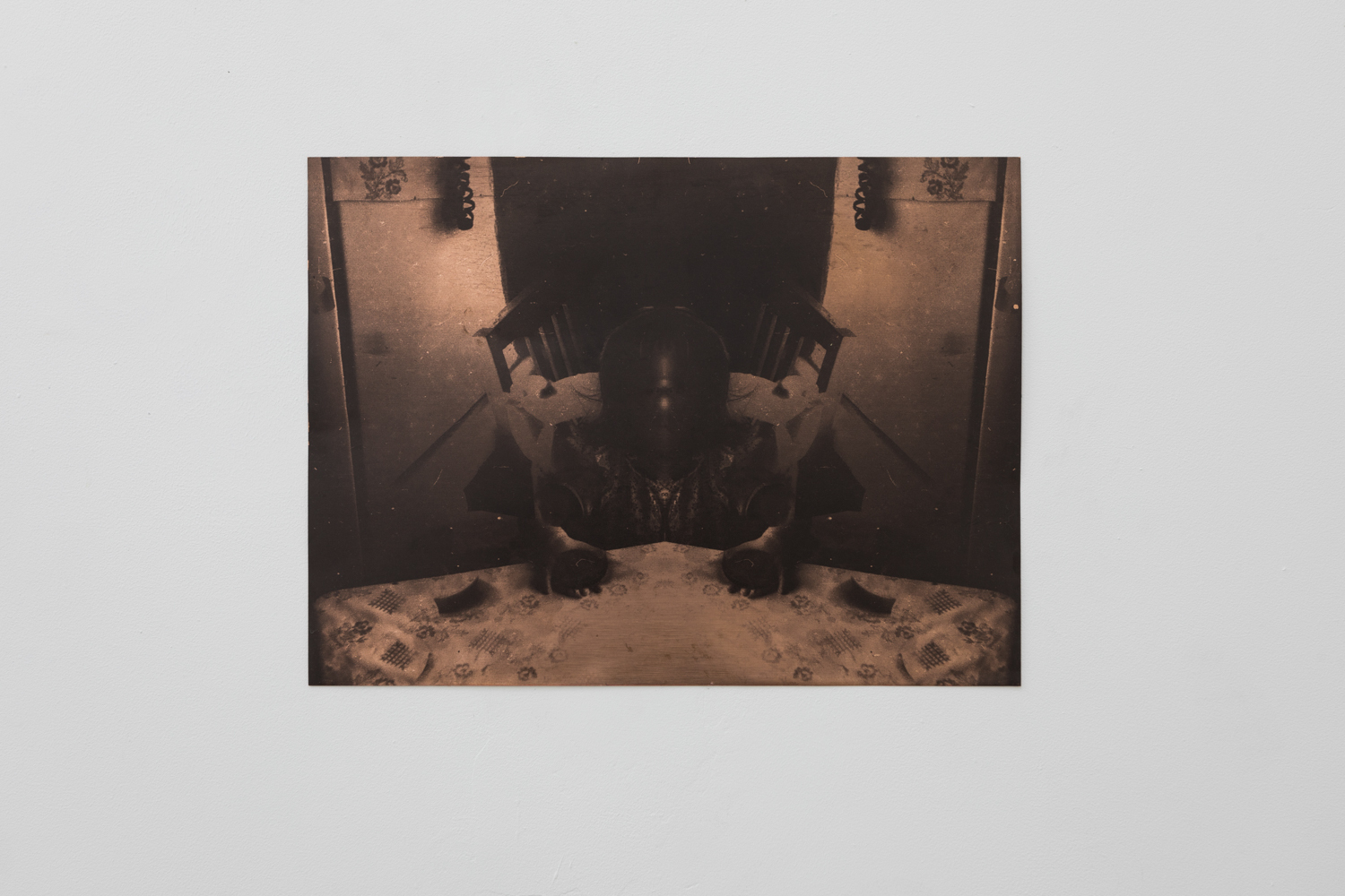 It Was She Who Didn’t Get The Lilac Ball, 2023, Printed copper plate, 40 cm x 60 cm