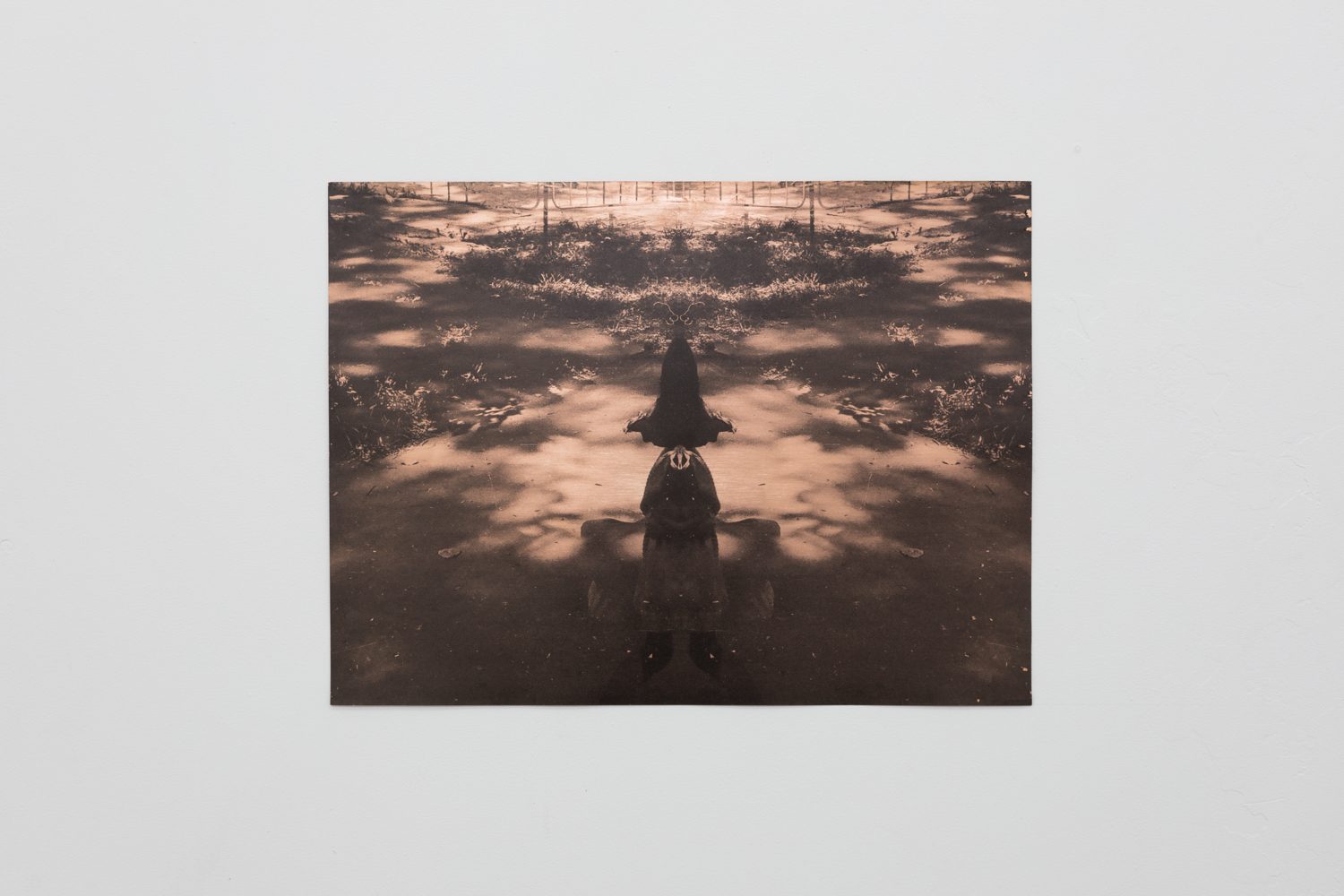 Blankets and Spears, 2023, Printed copper plate, 40 cm x 60 cm