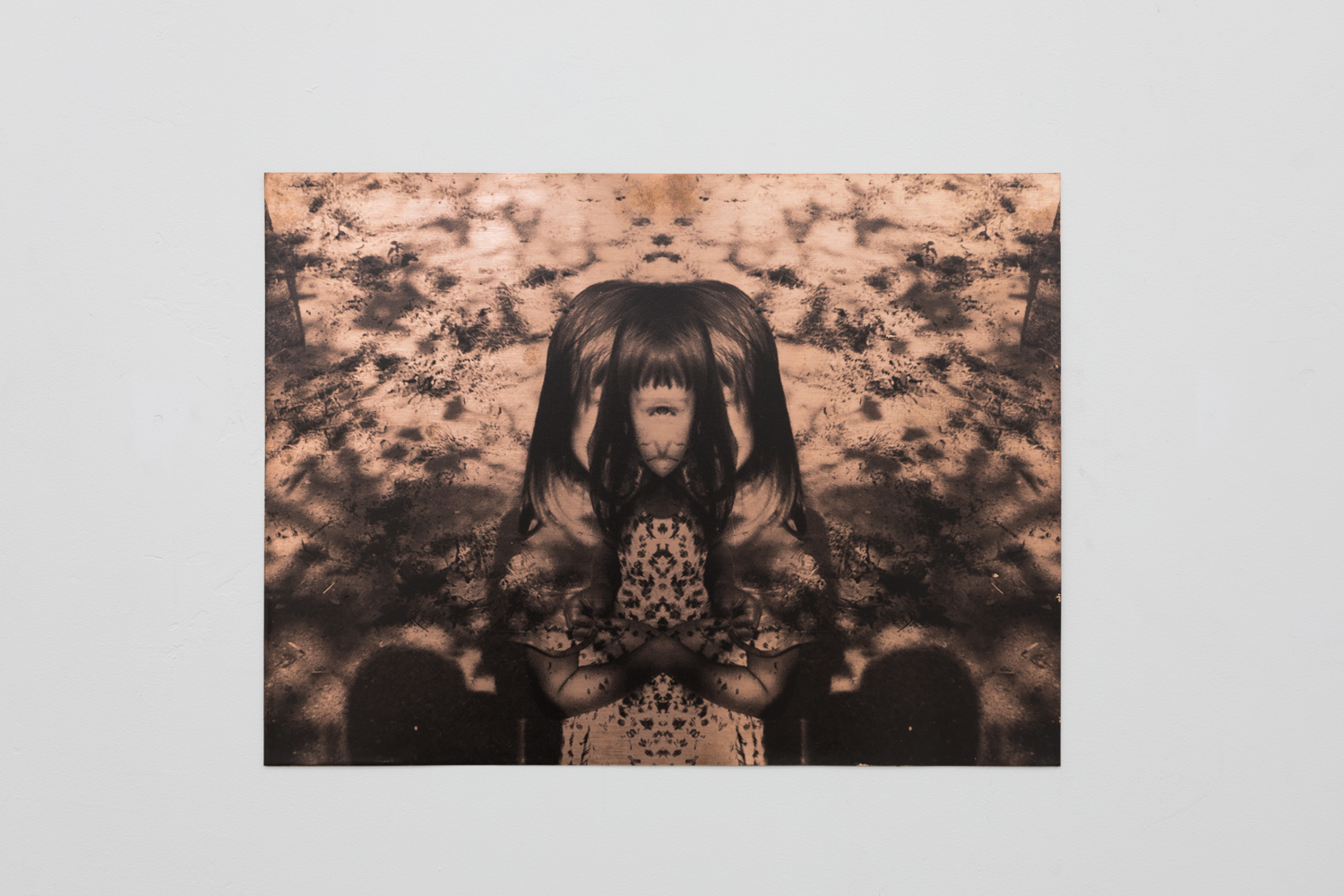 It Was She Who Was Bitten By Lilith, 2023, Printed copper plate, 40 cm x 60 cm, 