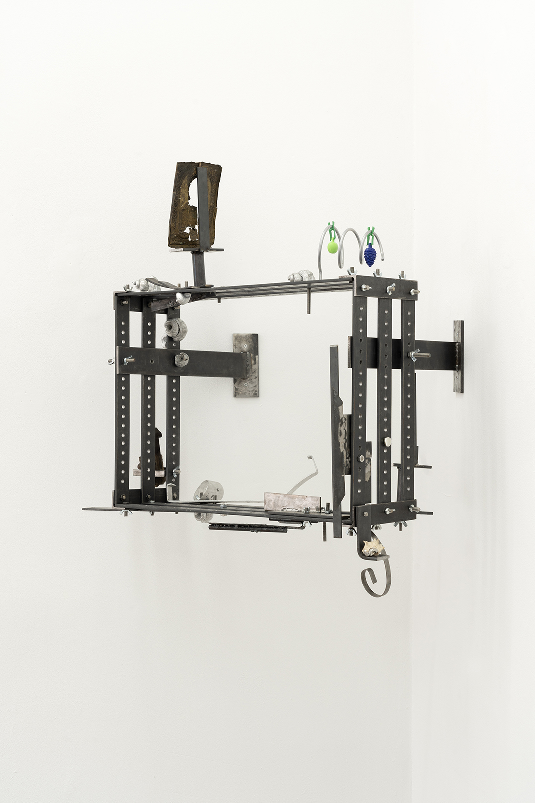 Cs marine, steel, aluminum, found objects, variable dimensions, 2023