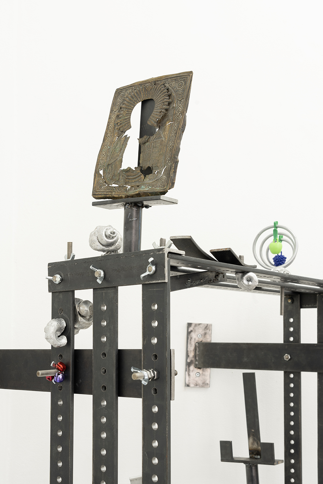 Cs marine, steel, aluminum, found objects, variable dimensions, 2023