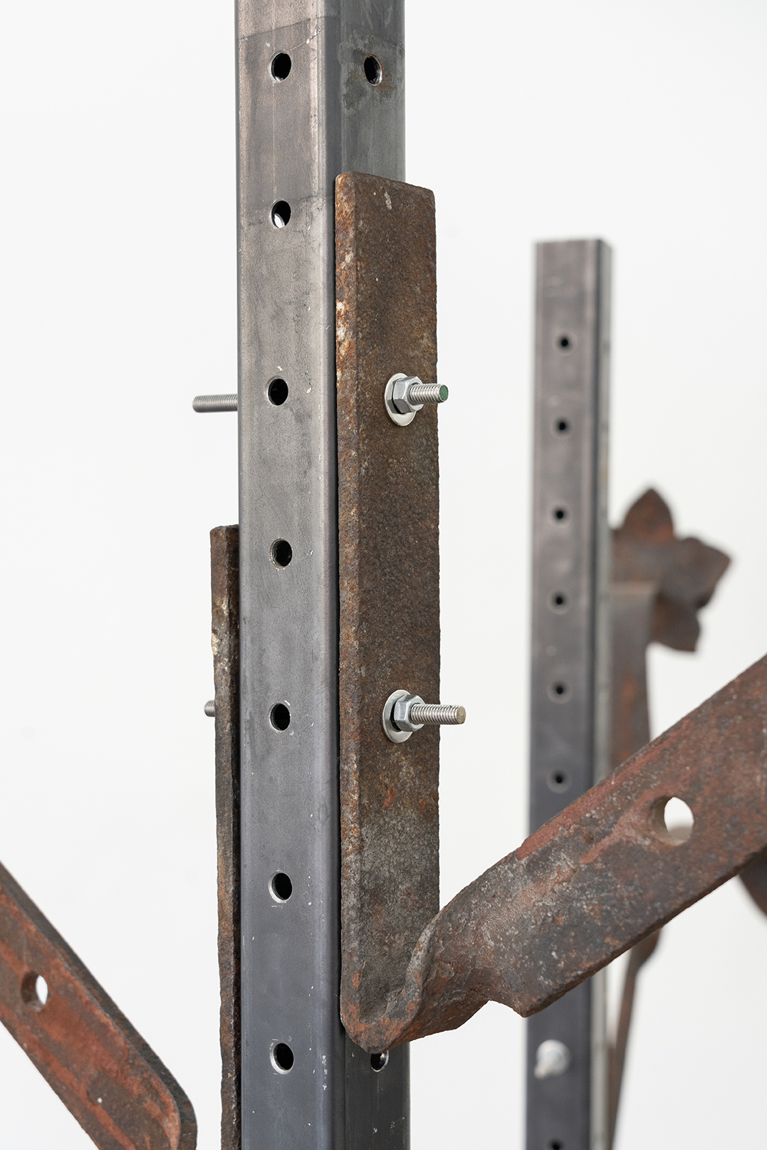 Cs marine, steel, aluminum, found objects, variable dimensions, 2023