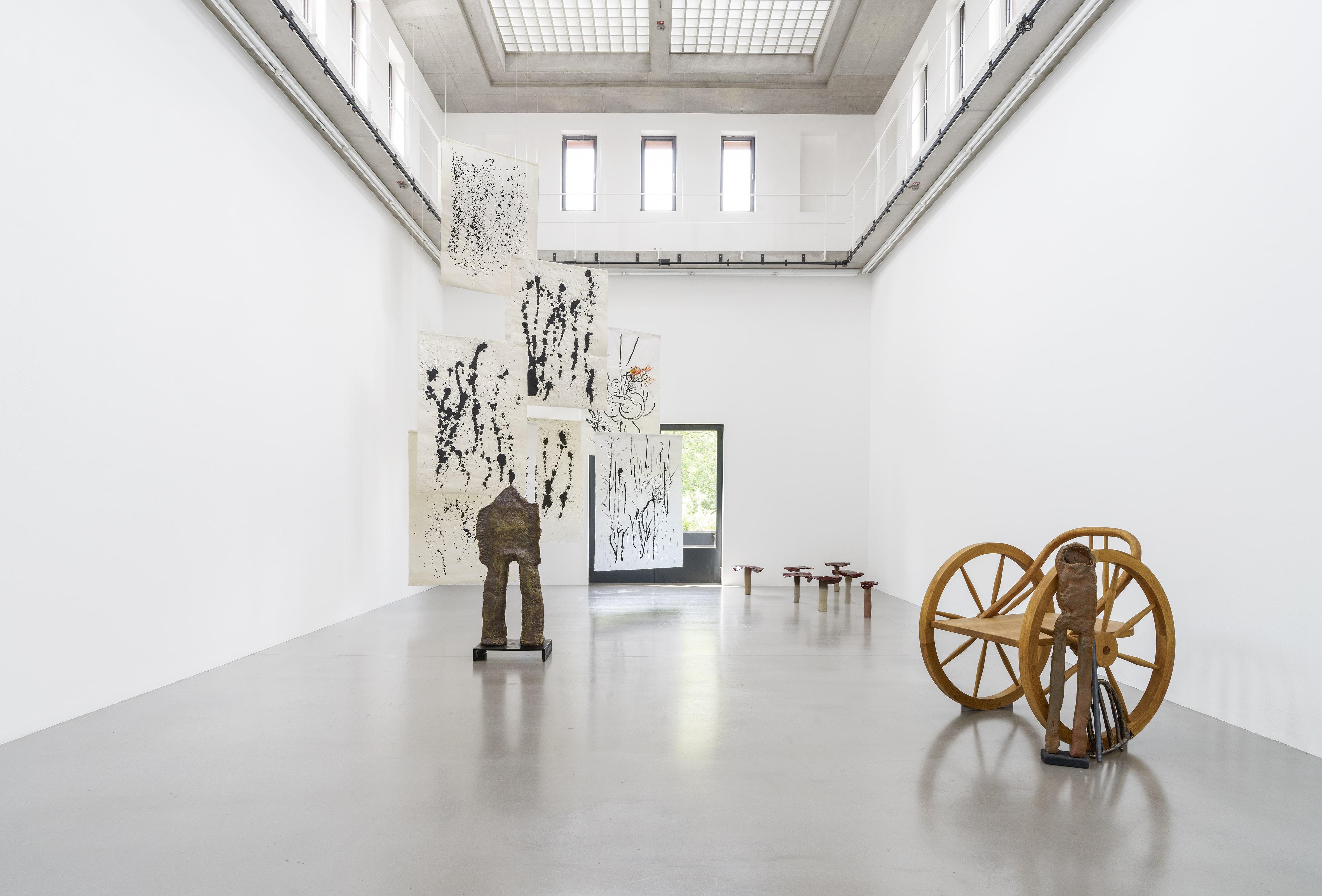 Simone Fattal, The Manifestations of the Voyage, 2023, Portikus, Frankfurt am Main. Photography by Wolfgang Günzel