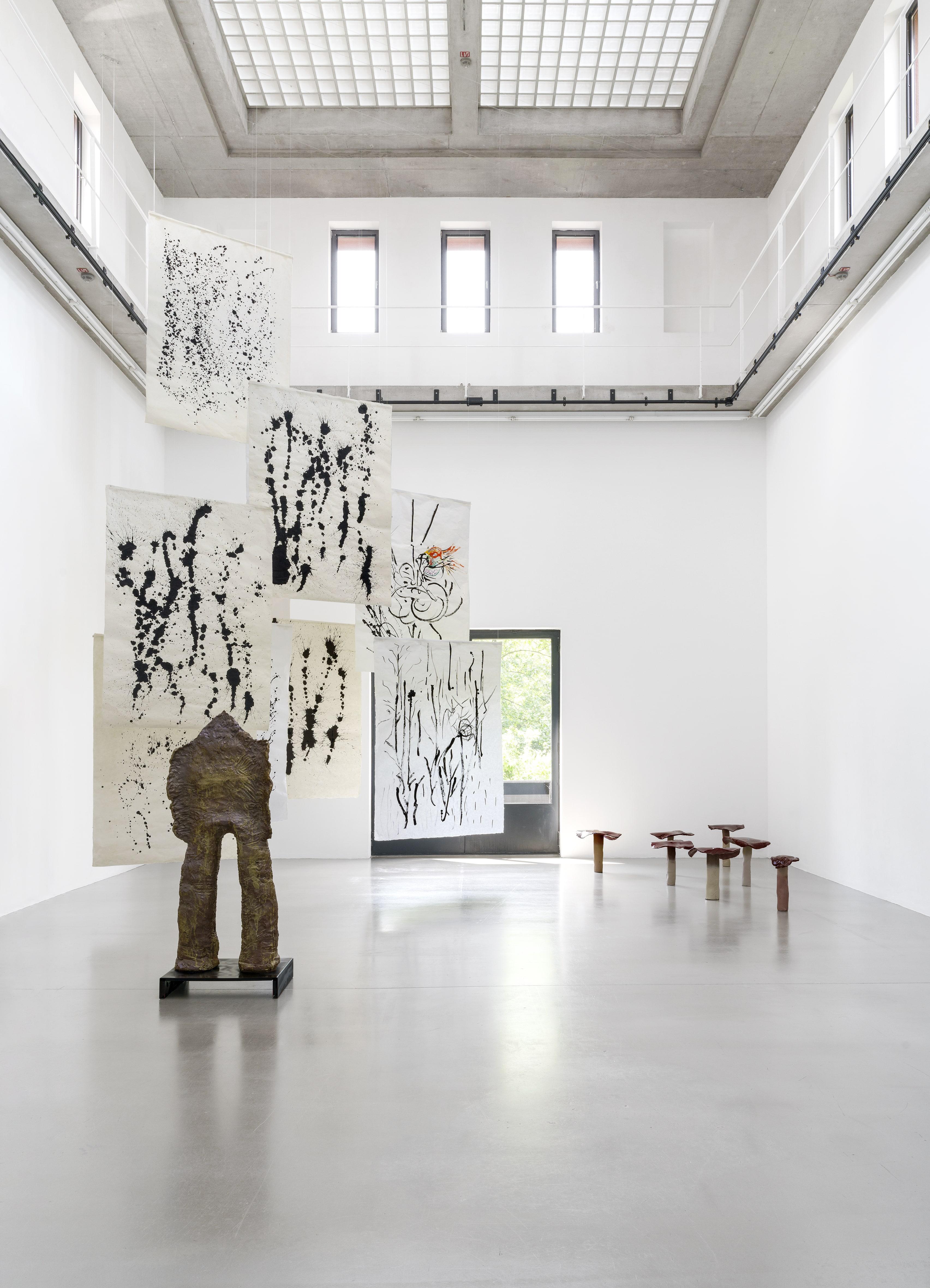 Simone Fattal, The Manifestations of the Voyage, 2023, Portikus, Frankfurt am Main. Photography by Wolfgang Günzel