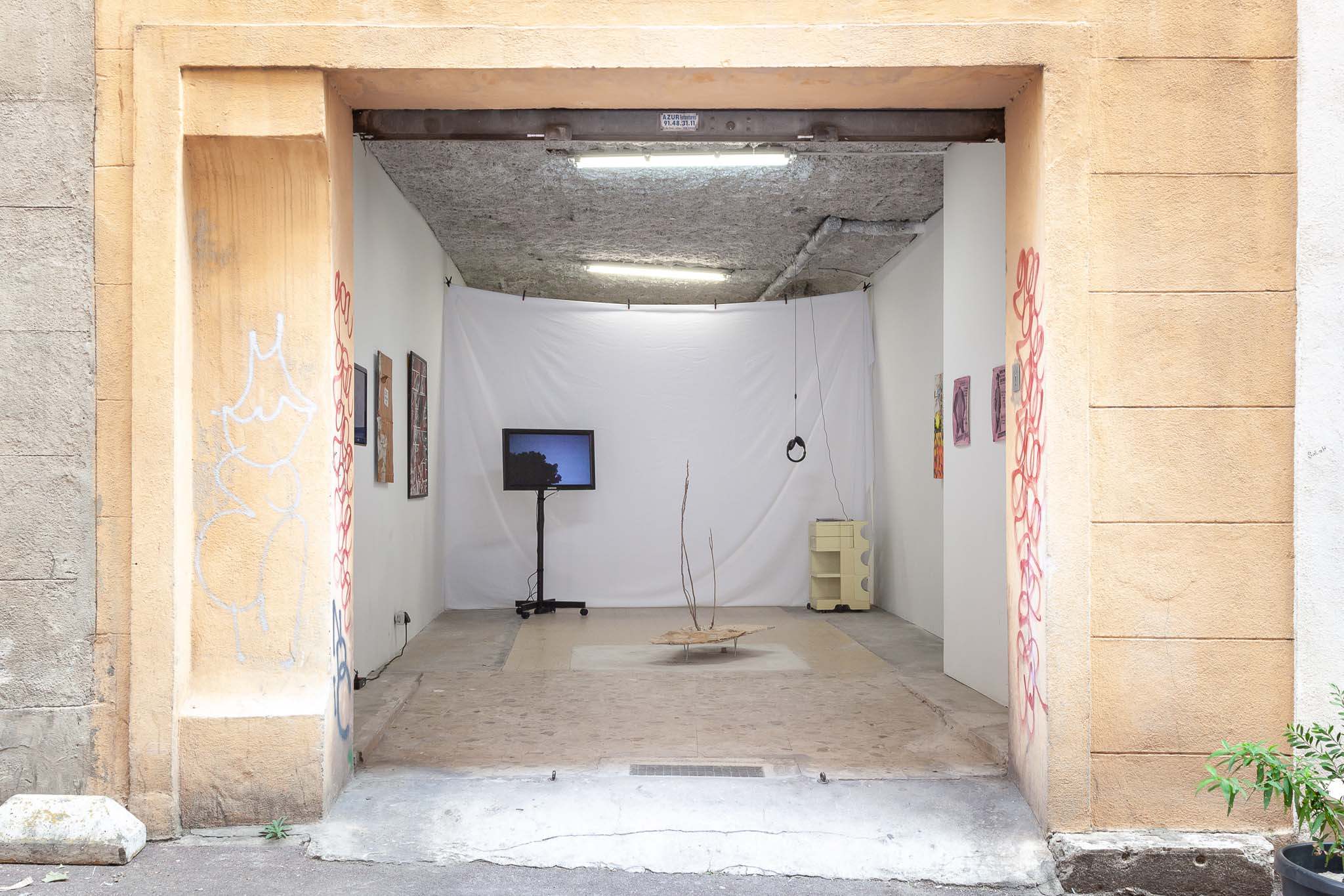 Installation view, 'Porous Cities', South Parade at Feria (Organised by Sofia HallstrÃ¶m)